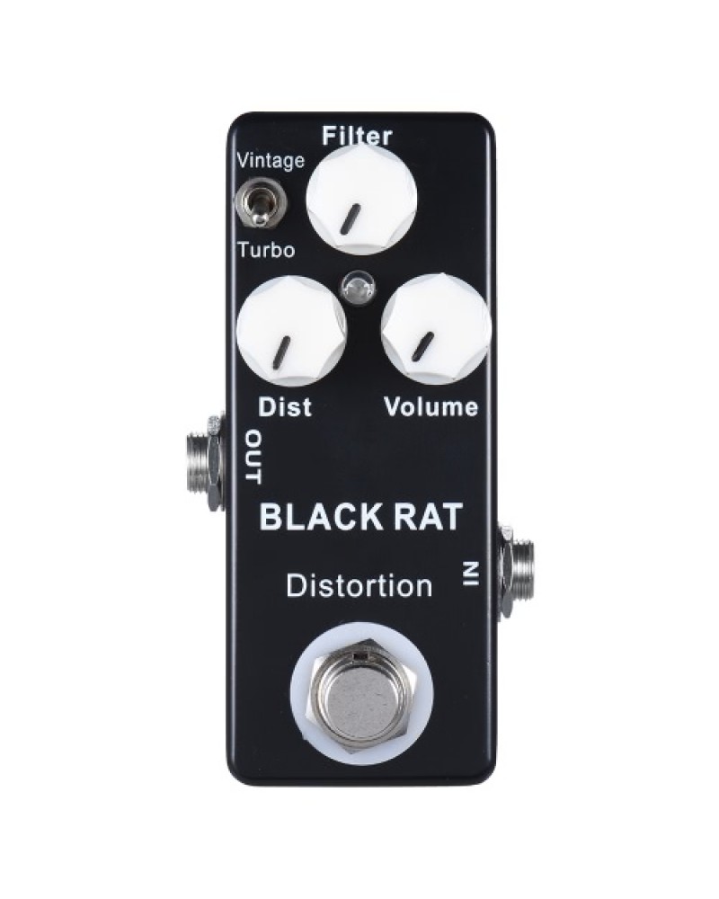 Mini Distortion Guitar Effect Pedal True Bypass Zinc-aluminium Alloy Body