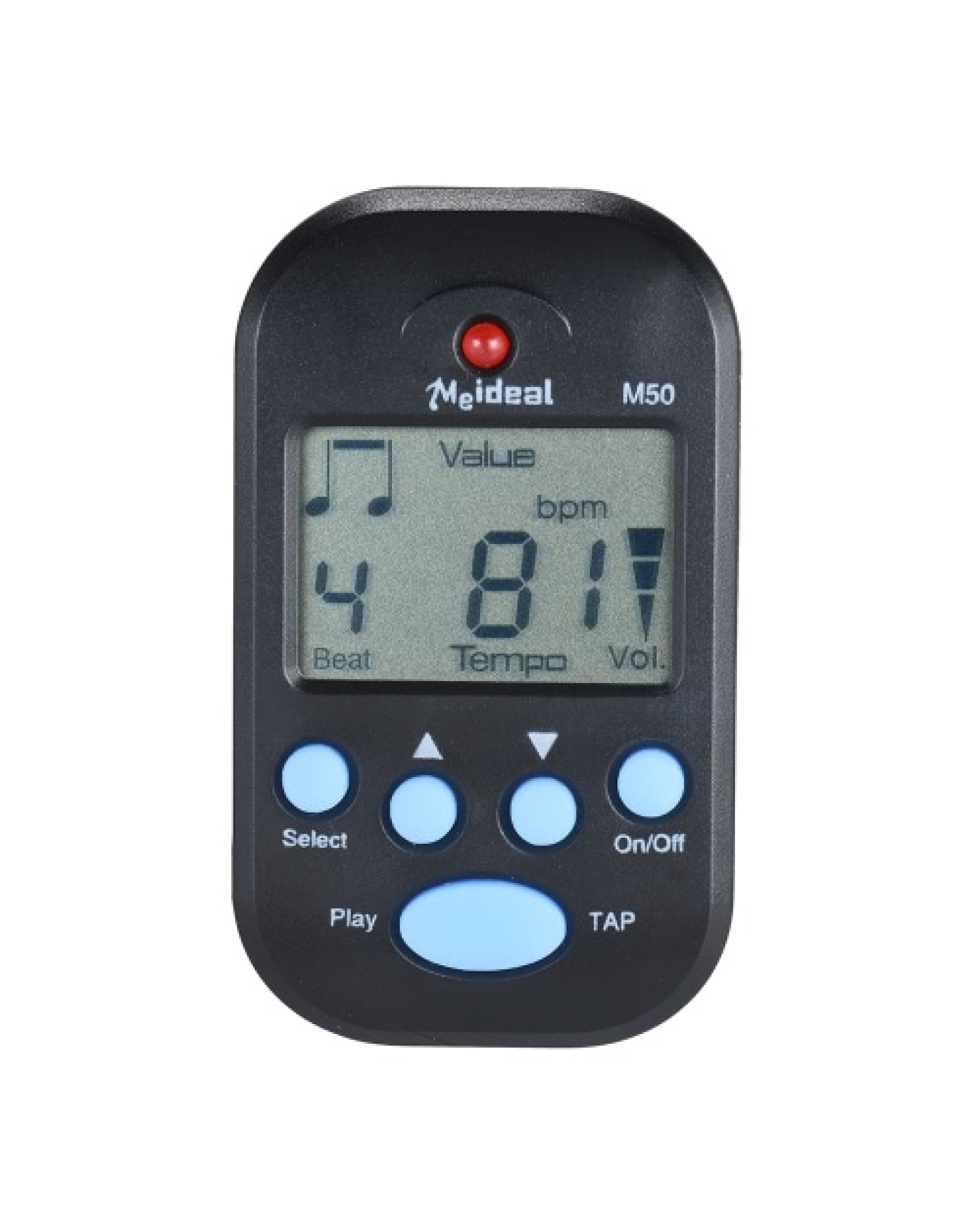 Professional Clip on Digital Beat Tempo Metronome LCD Screen Lightweight &amp; Mini for Violin Guitar Bass Musical Instrument Bl