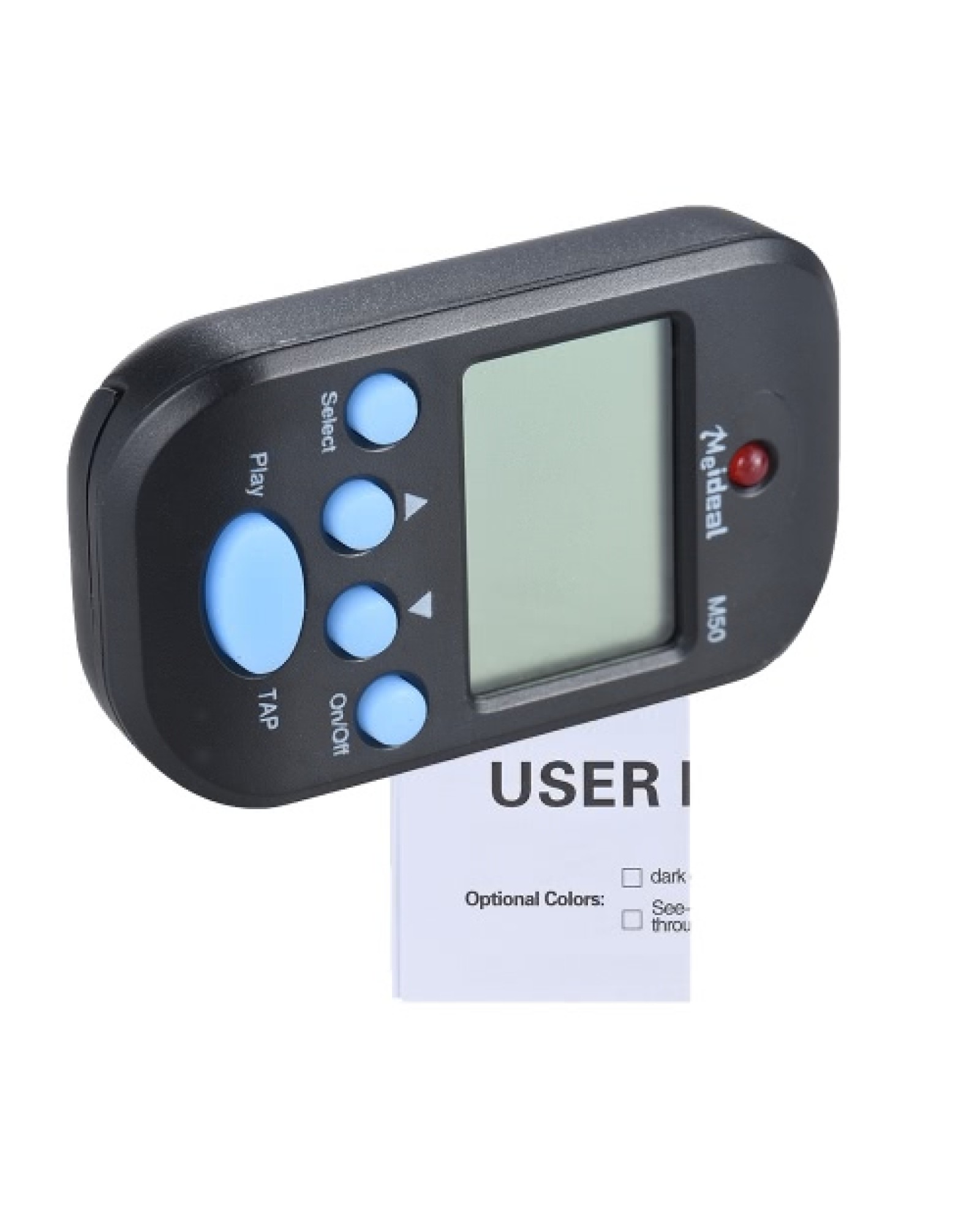 Professional Clip on Digital Beat Tempo Metronome LCD Screen Lightweight &amp; Mini for Violin Guitar Bass Musical Instrument Bl