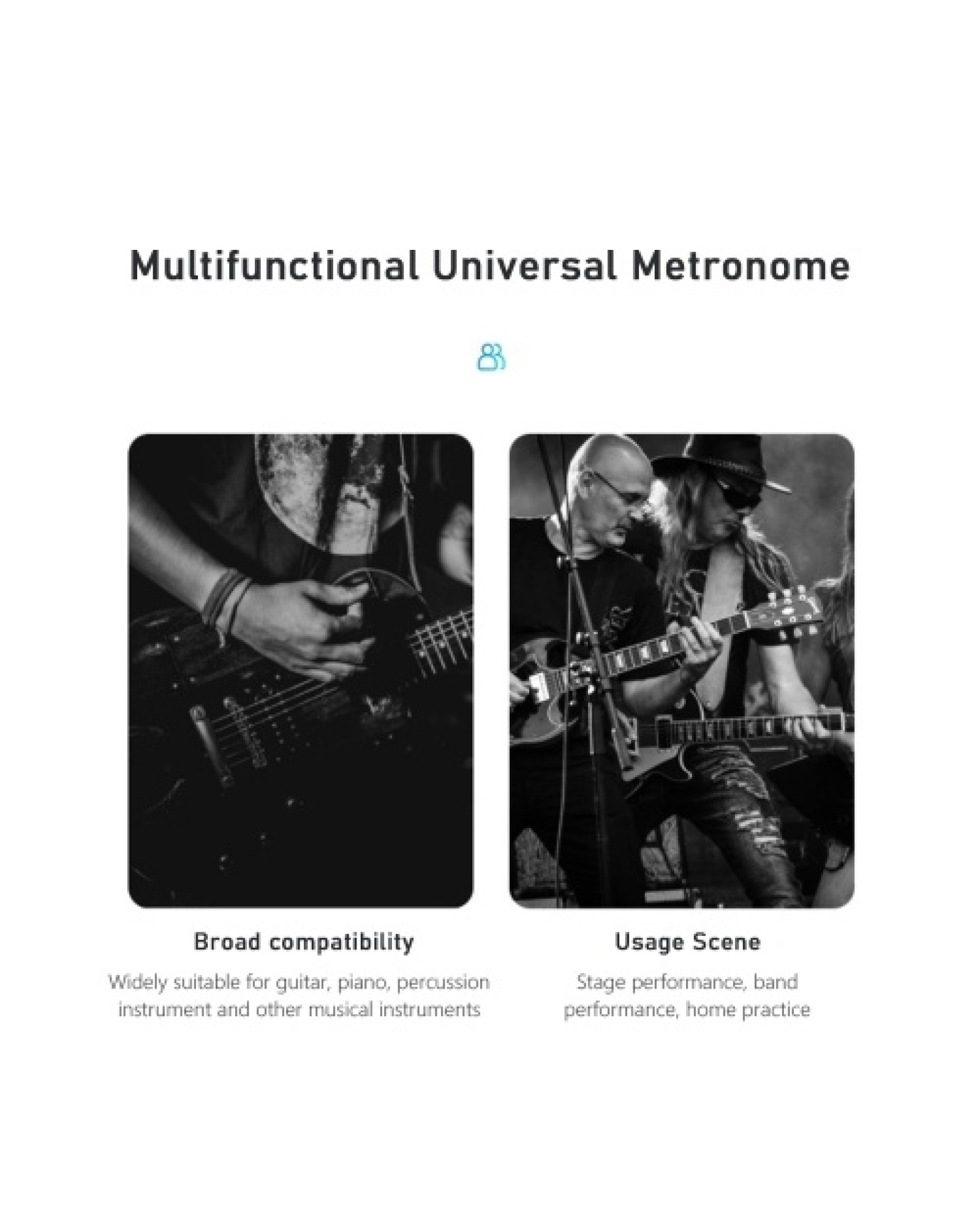 Smart Vibrating Metronome Multifunctional Intelligent Somatosensory Digital Metronome