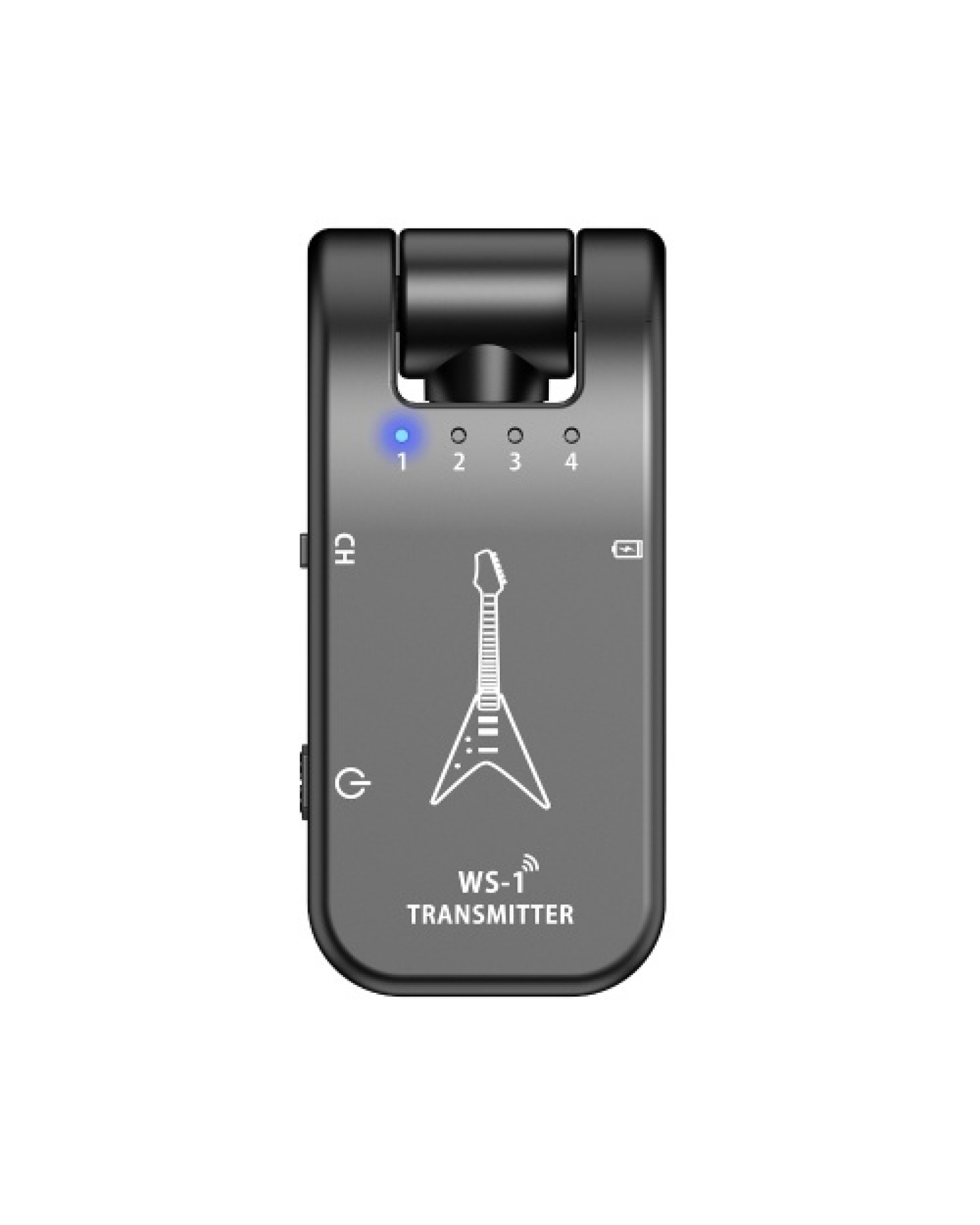 WS-1 2.4GHz Wireless Guitar System Rechargeable Audio Transmitter and Receiver