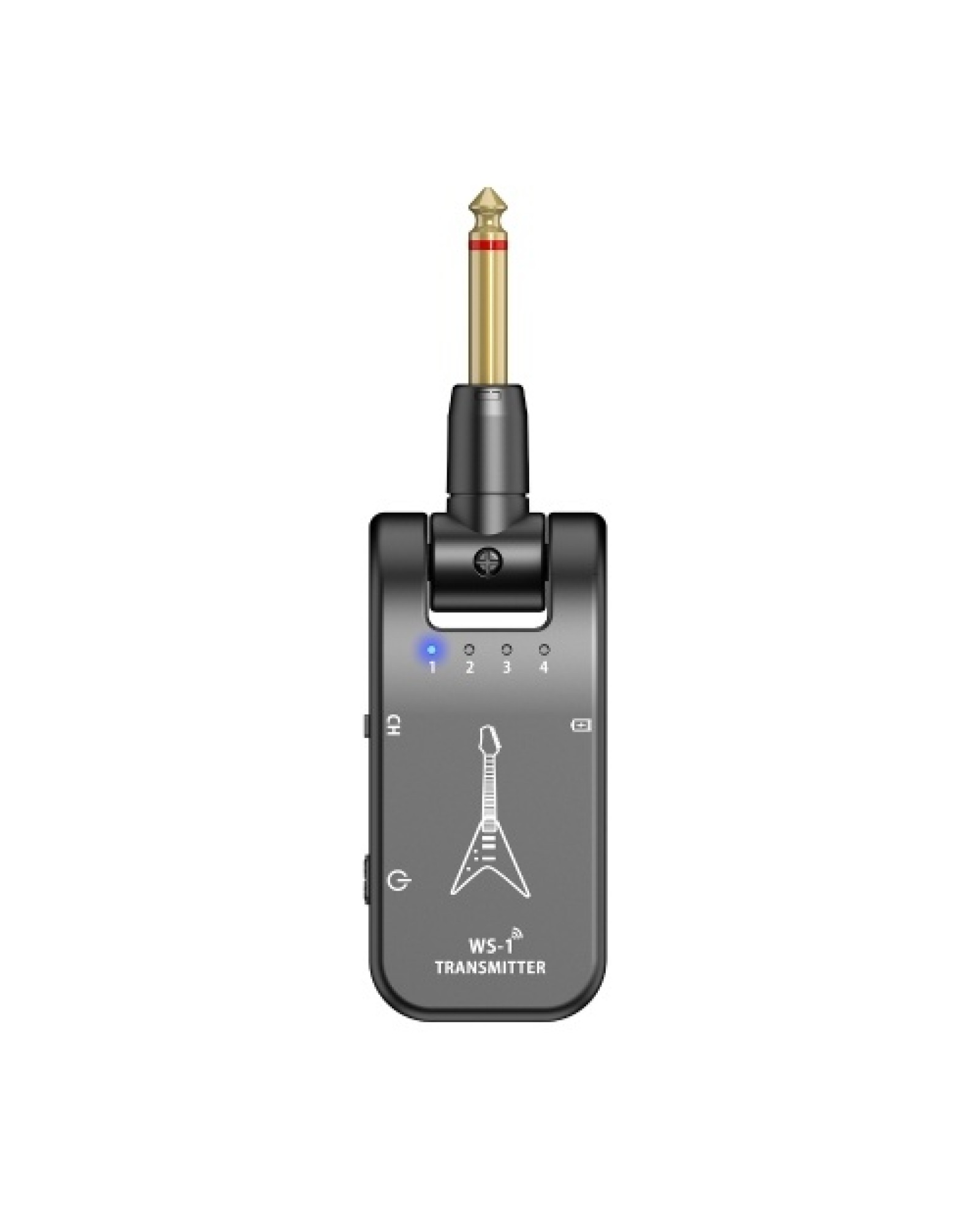 WS-1 2.4GHz Wireless Guitar System Rechargeable Audio Transmitter and Receiver