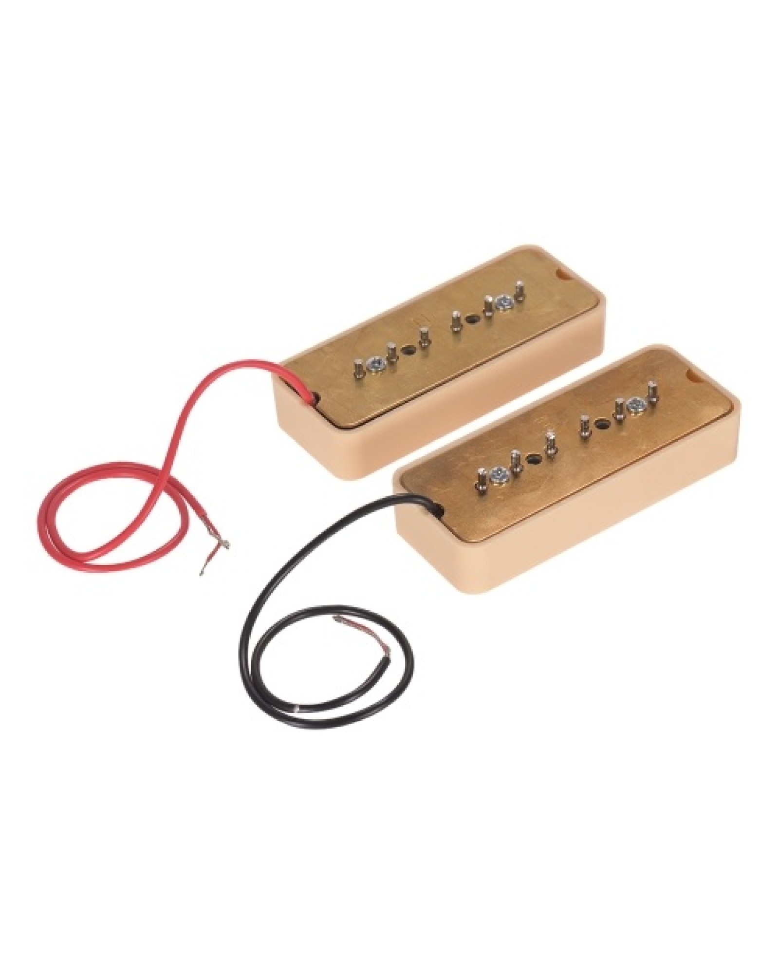 Single Coil Pickups for P90 Soapbar Electric Guitar Neck &amp; Bridge Pickups Guitar Parts Accessories, Pack of 2pcs（50mm+52mm）