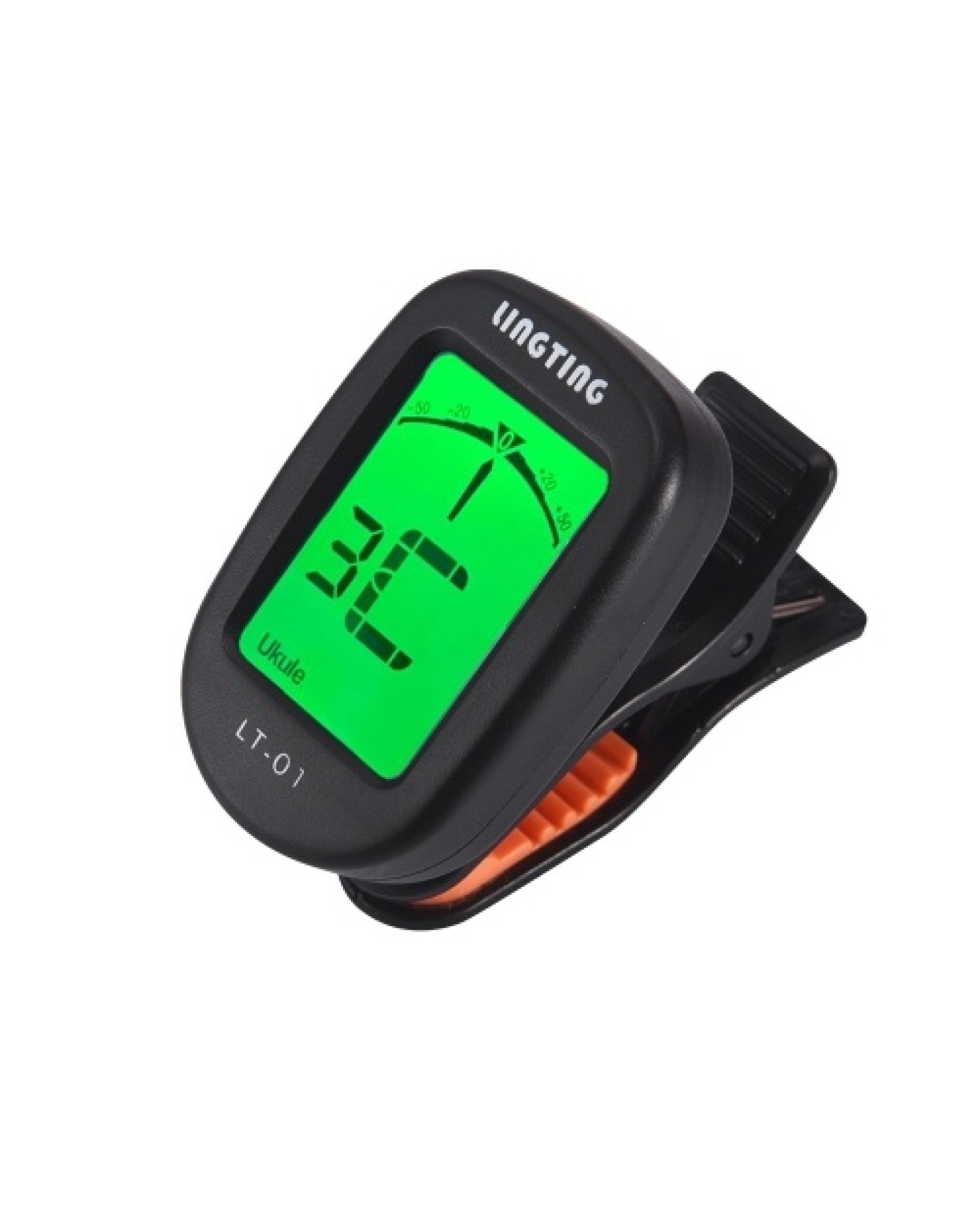LT-01 Mini Clip-On Digital Electronic Tuner 360° Rotatable