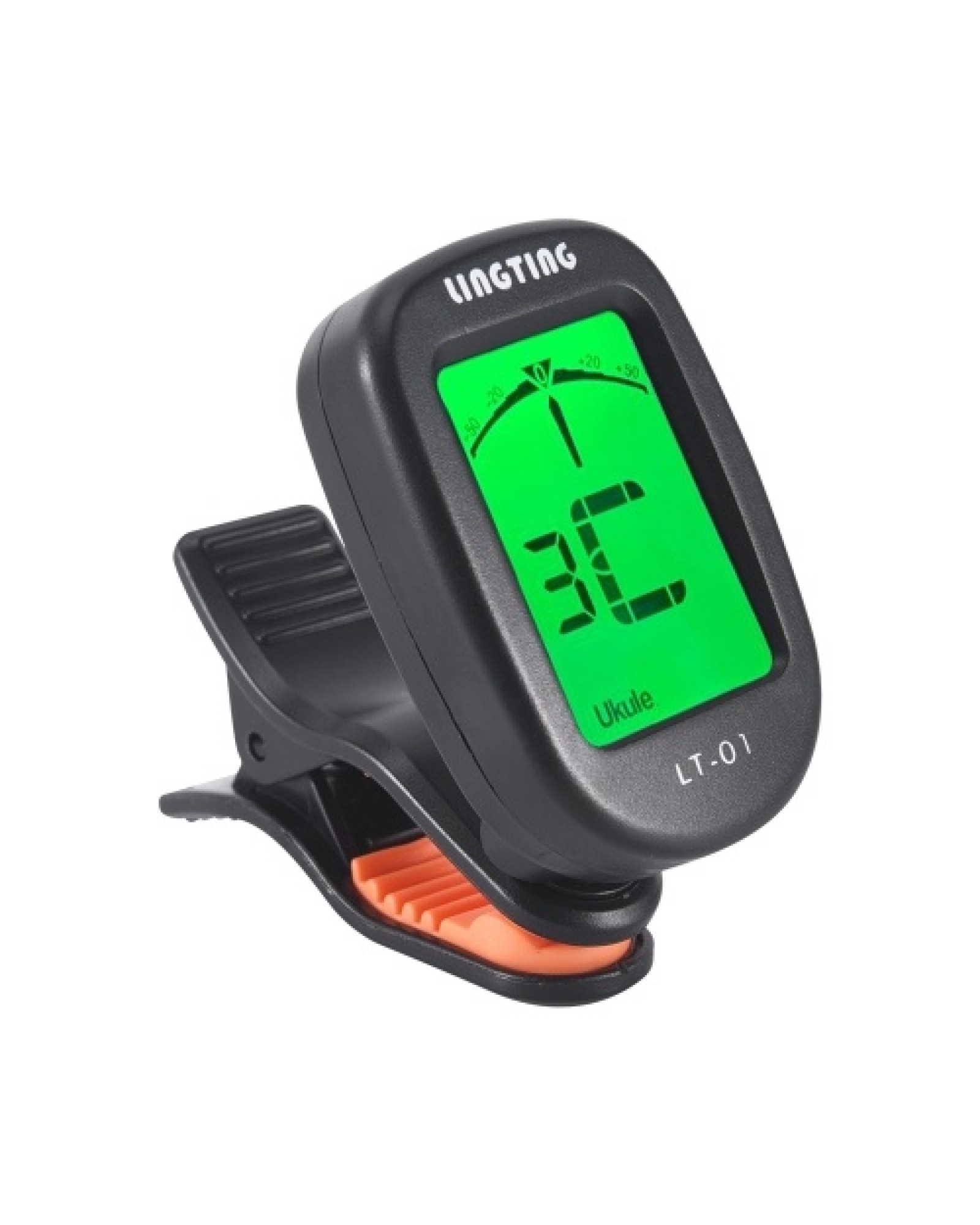 LT-01 Mini Clip-On Digital Electronic Tuner 360° Rotatable