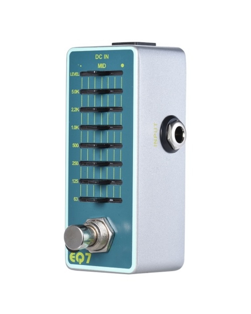 ENO EX EQ7 Guitar Equalizer Effect Pedal 7-Band EQ Full Metal Shell True Bypass
