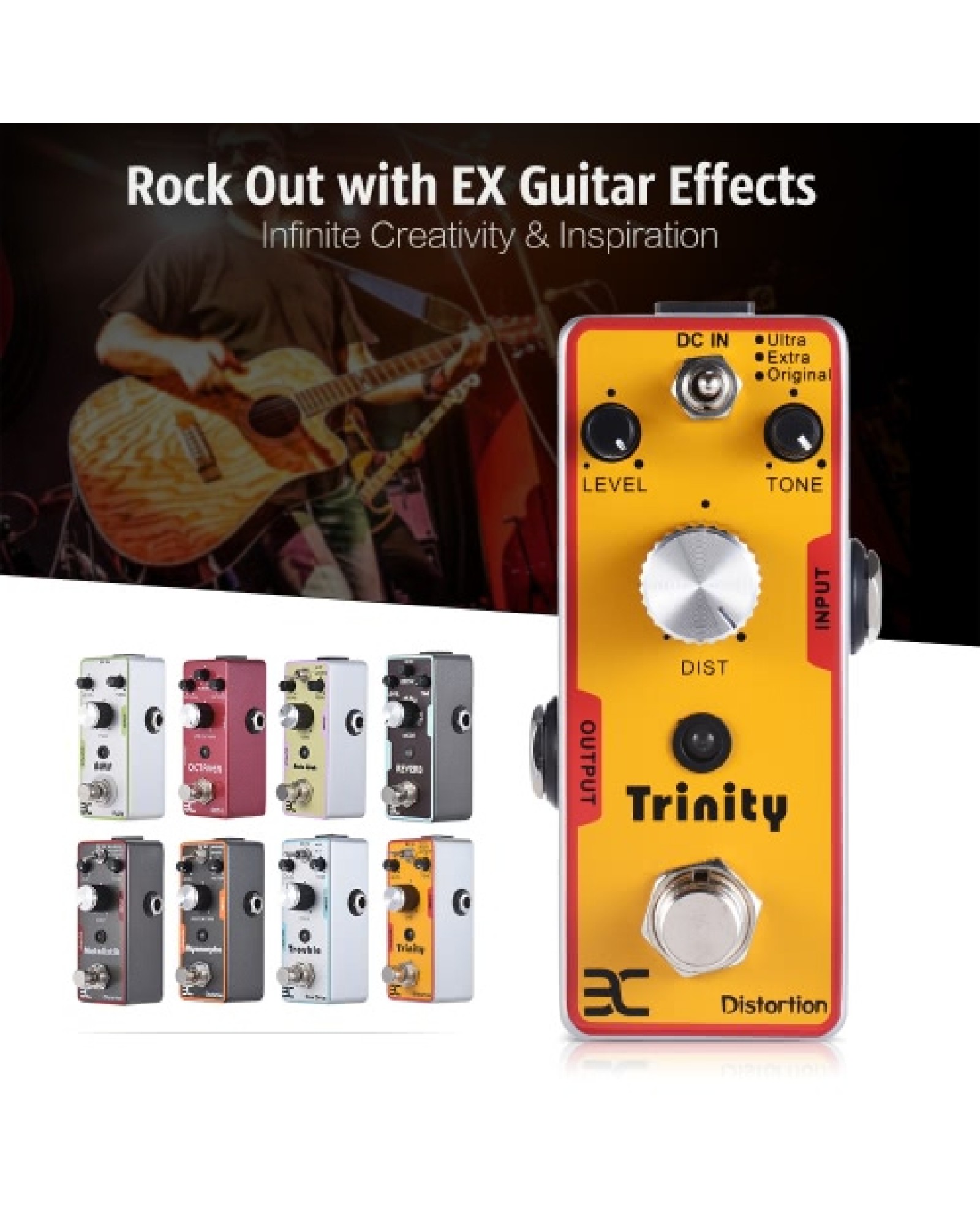 ENO Reverb Guitar Effect Pedal True Bypass