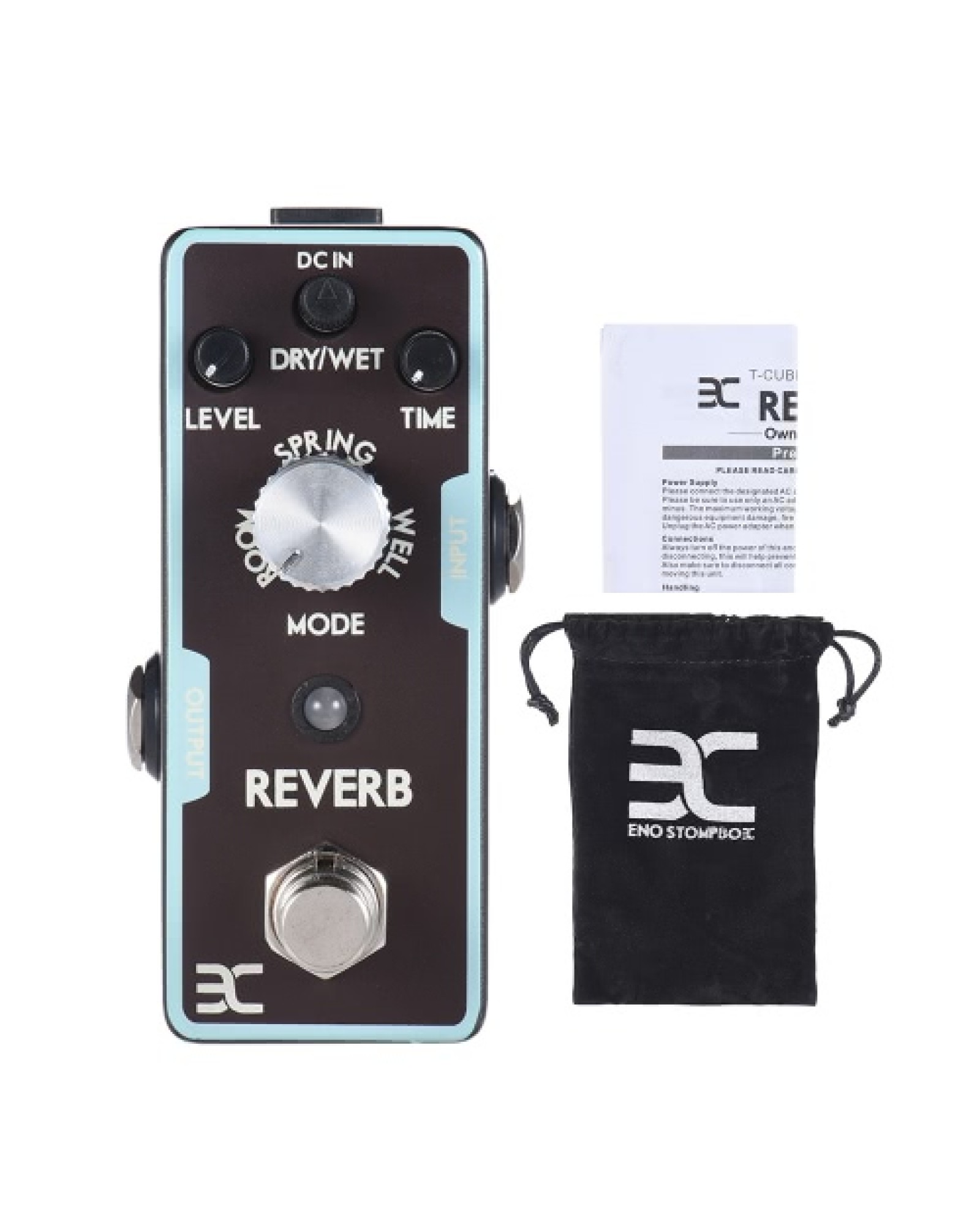 ENO Reverb Guitar Effect Pedal True Bypass
