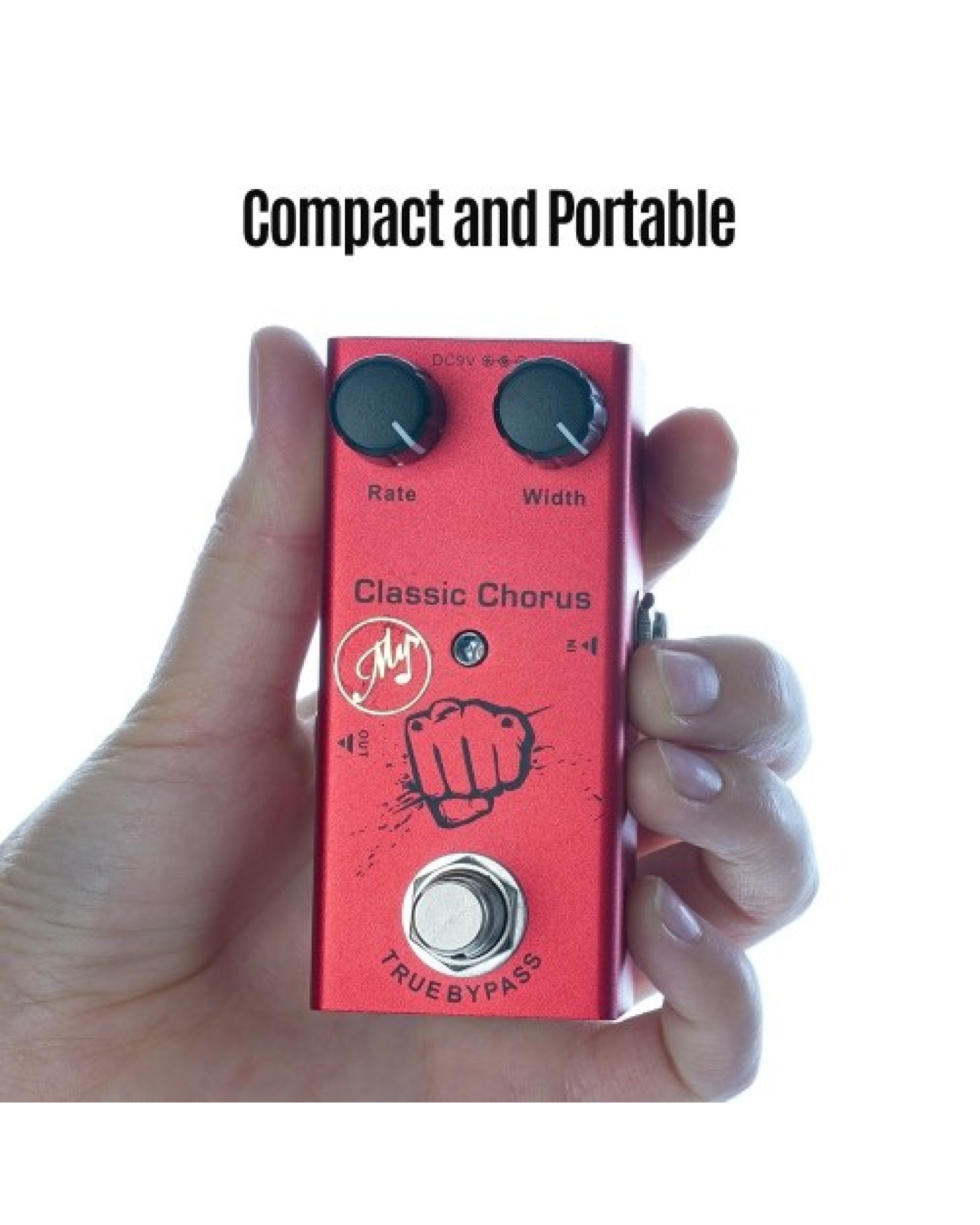Classic Chorus Effect Pedal for Electric Guitars
