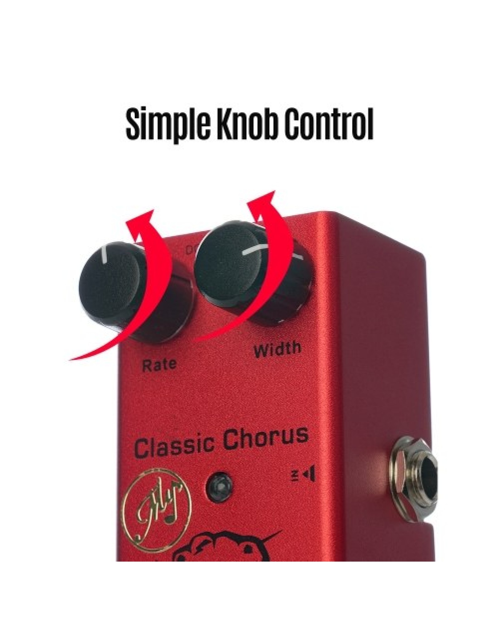 Classic Chorus Effect Pedal for Electric Guitars