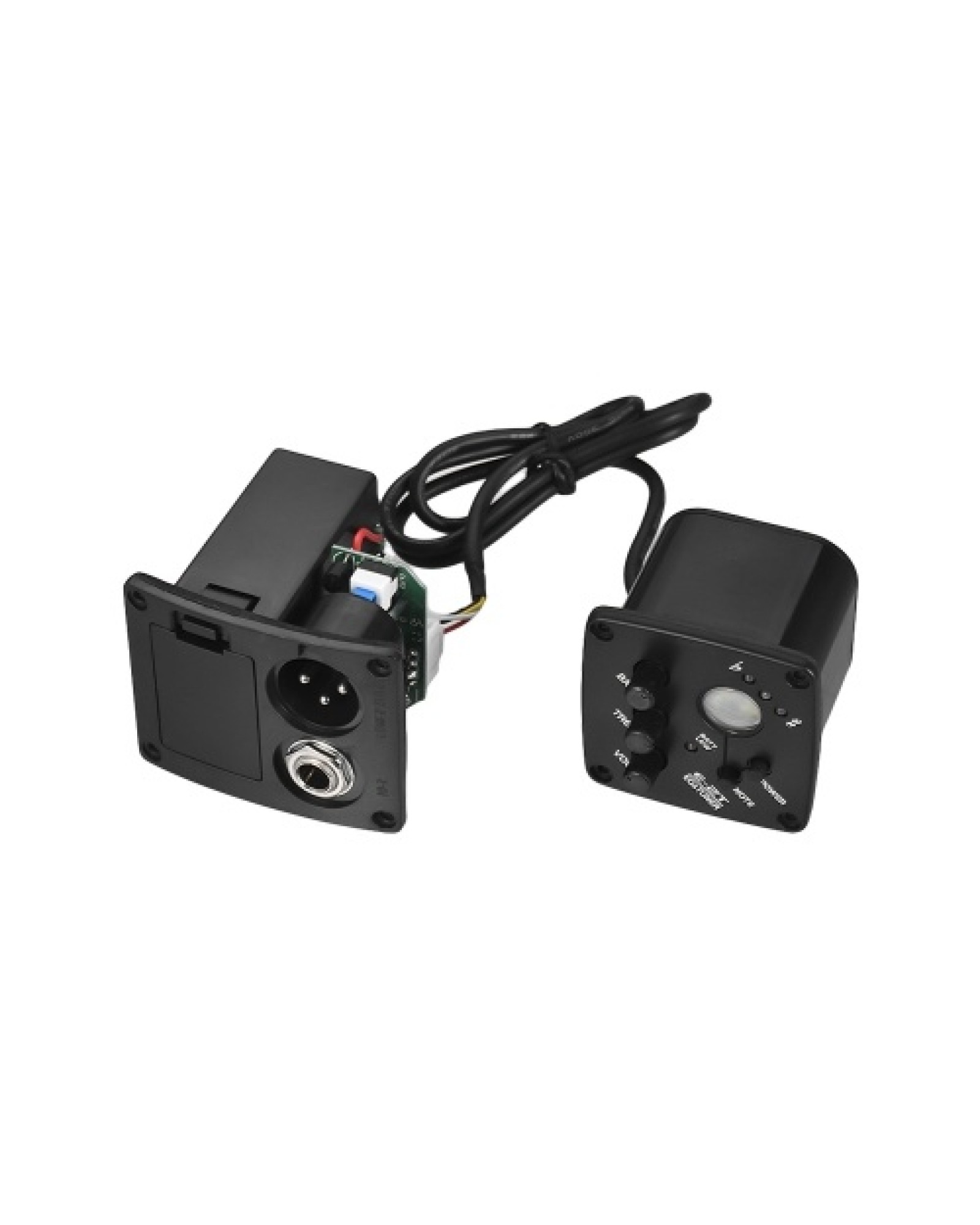 Acoustic Guitar 2-Band EQ Equalizer Tone and Volume Amplifier Preamp Piezo Pickup 6.35mm XLR with LCD Display