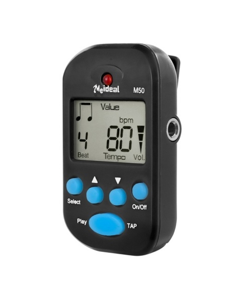 Professional Metronome M50 Digital LCD Clip-on Tuner Metronomfor Guitar Piano Mini Metronomo Musical Instrument Accessories
