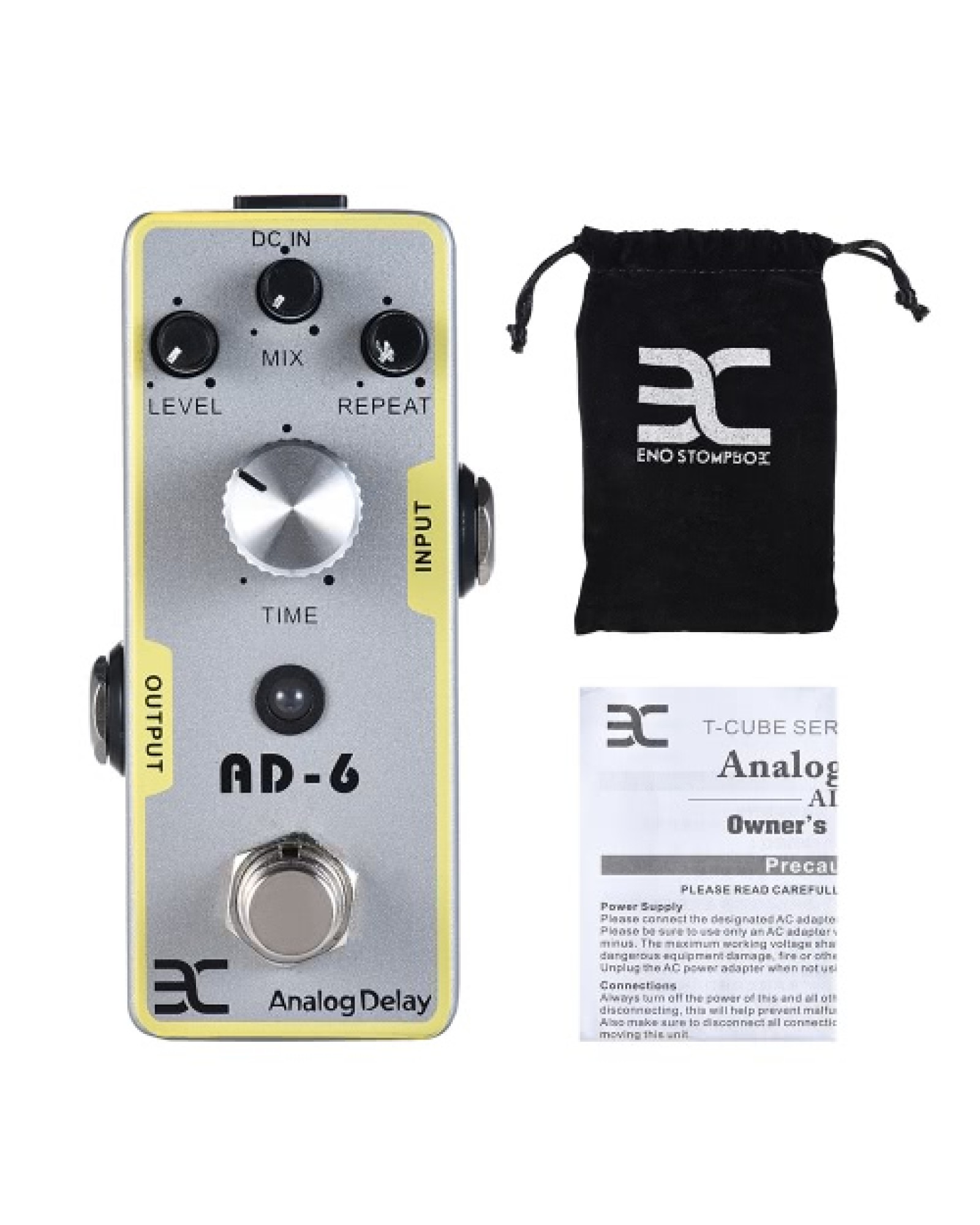 ENO EX AD-6 Electric Guitar Analog Delay Effect Pedal