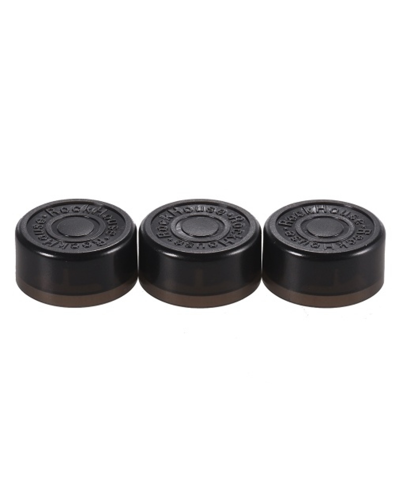 3pcs Footswitch Topper Protector ABS Bumpers for Guitar Effect Pedal Black