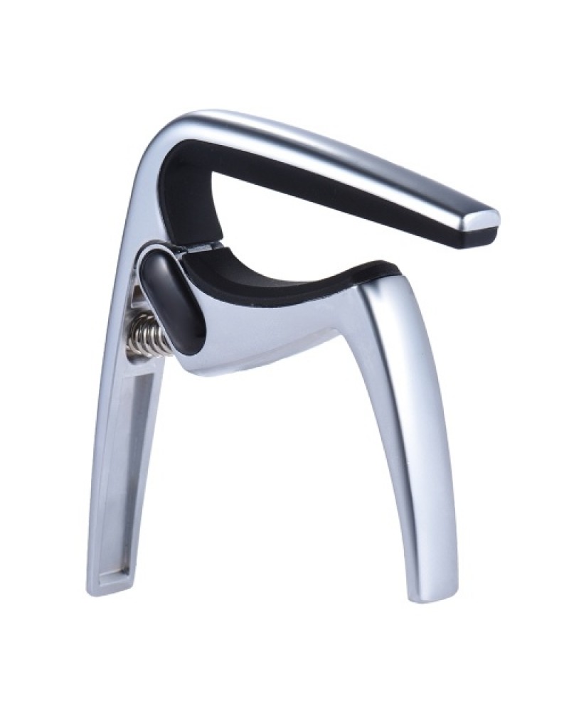 Clip-on Guitar Capo Clamp Zinc Alloy Single-handed for Classical Guitars