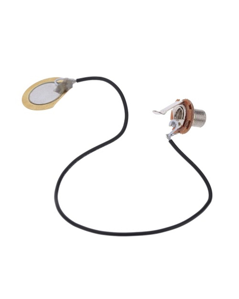 Acoustic Guitar Transducer Pre-Wired Amplifier Piezo Jack Pickup Accessory