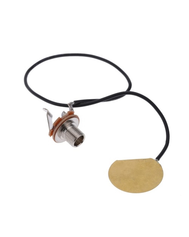 Acoustic Guitar Transducer Pre-Wired Amplifier Piezo Jack Pickup Accessory