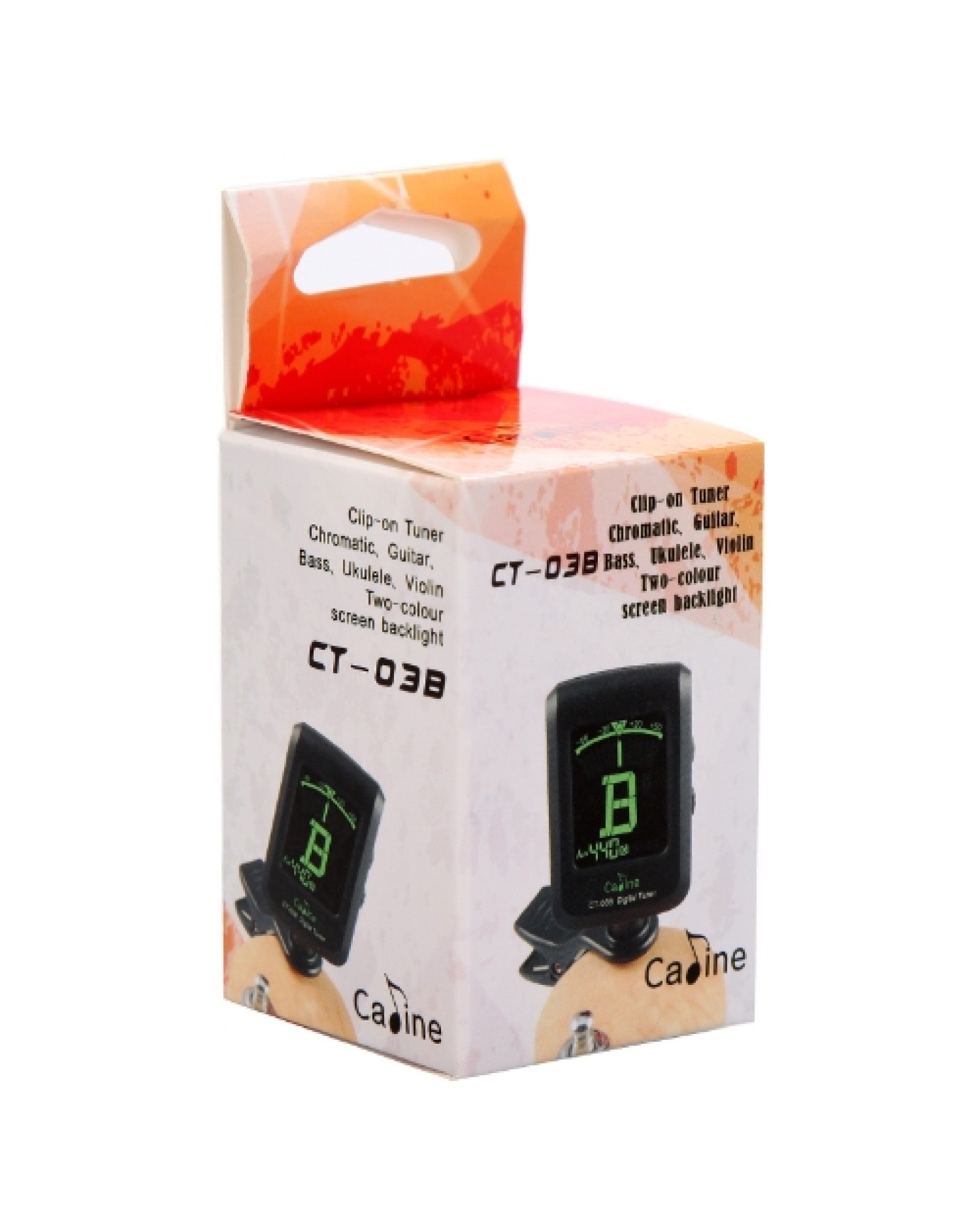 Mini Clip-on Tuner Backlight for Guitar Bass Violin