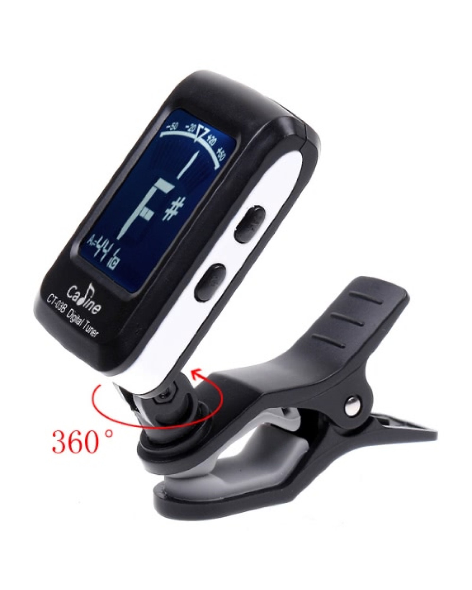 Mini Clip-on Tuner Backlight for Guitar Bass Violin