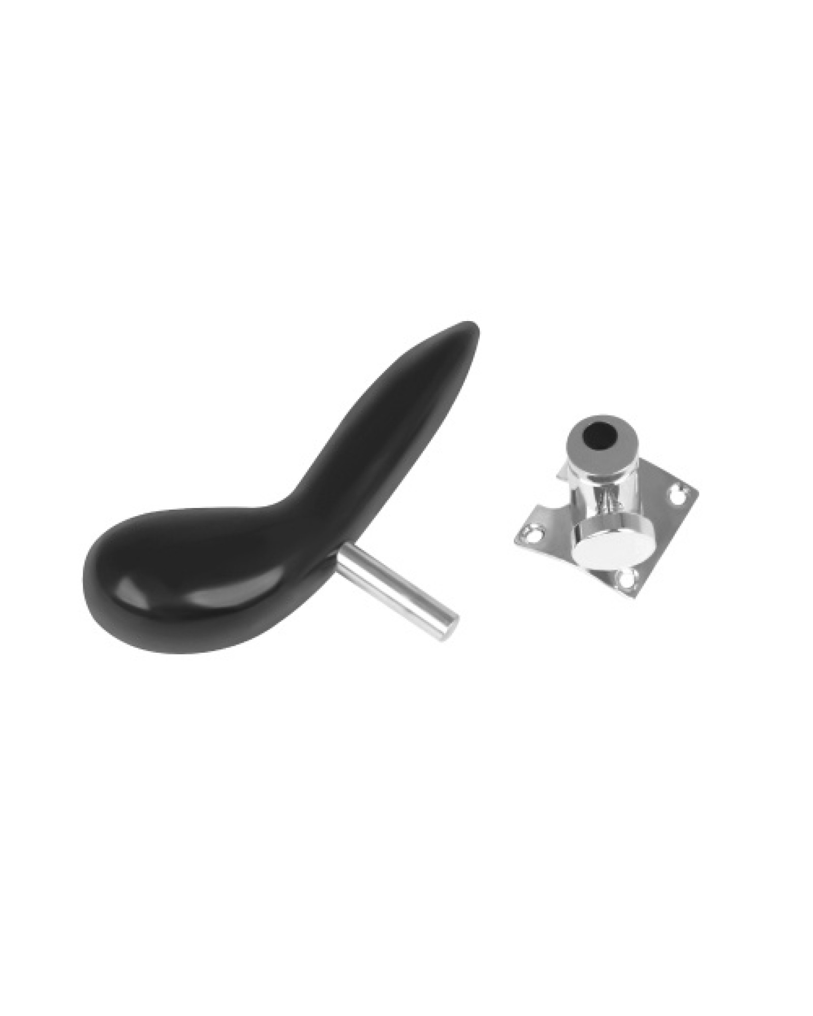 Bassoon Hand Saddle Rest Thumb Rest for Bassoon Hand Holder Thickened Arc Finger Rest with Metal Base and 4 Screws Instrument Ac