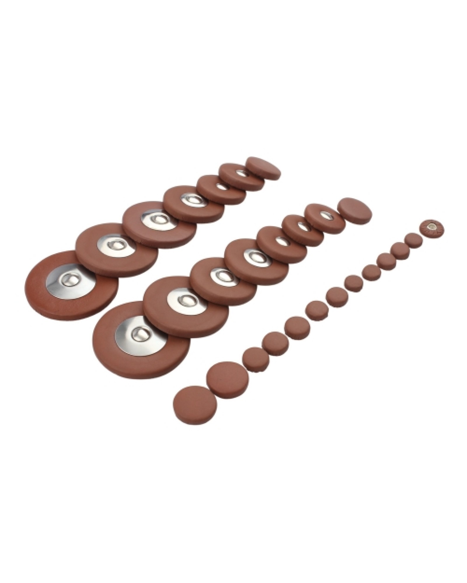 25pcs Sax Leather Pads Replacement for Tenor Saxophone