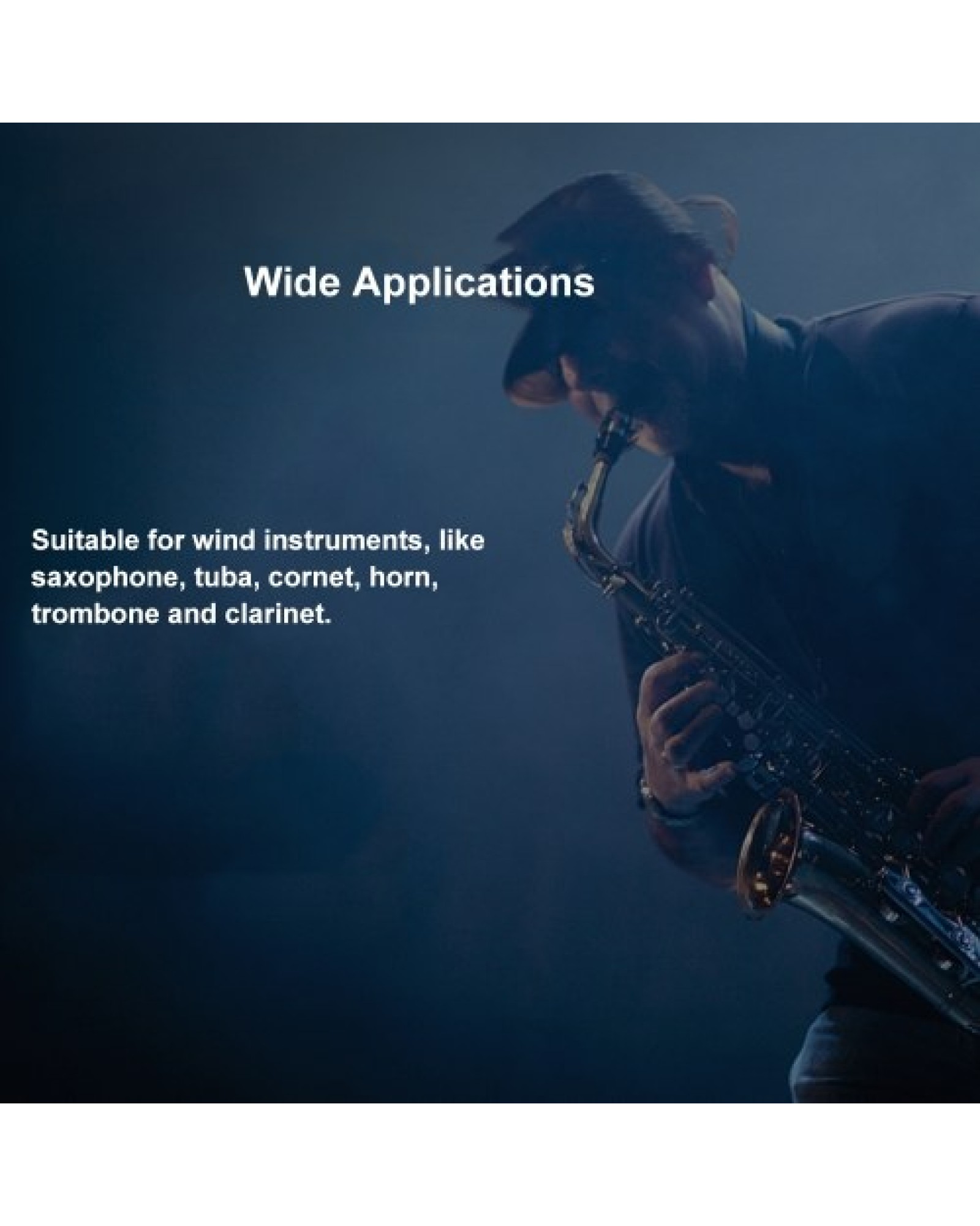 Professional UHF Wire-less Saxophone Microphone