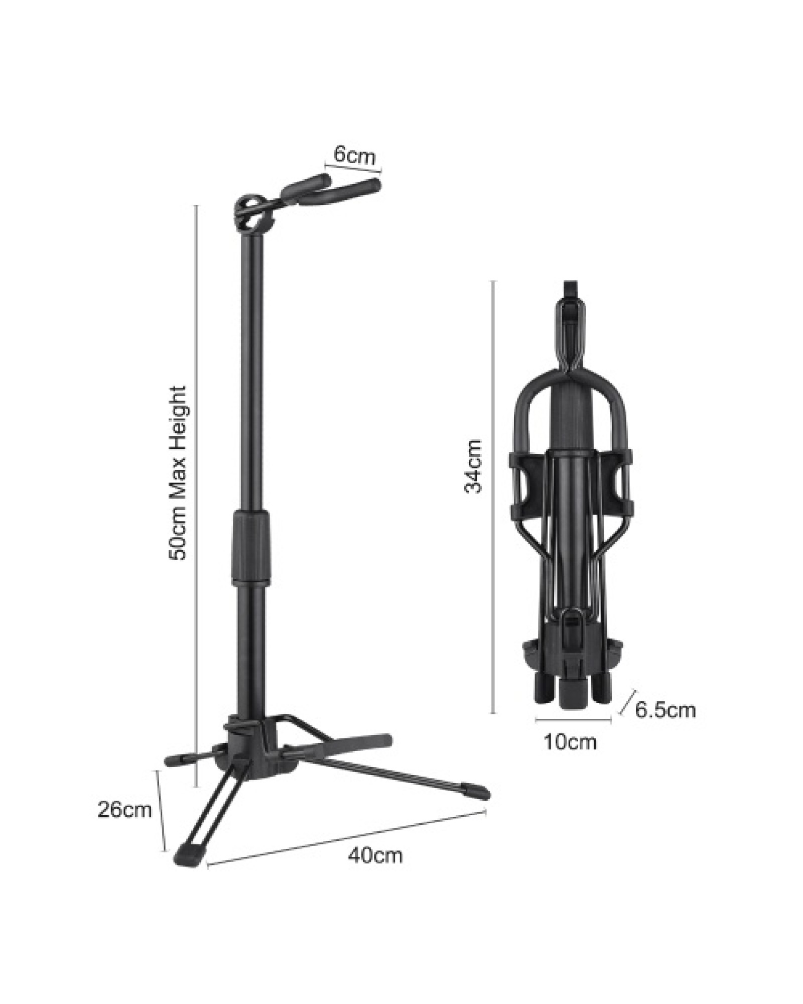 Foldable Digital Wind Instrument Stand Adjustable Metal Aerophone Holder Musical Instrument Stand