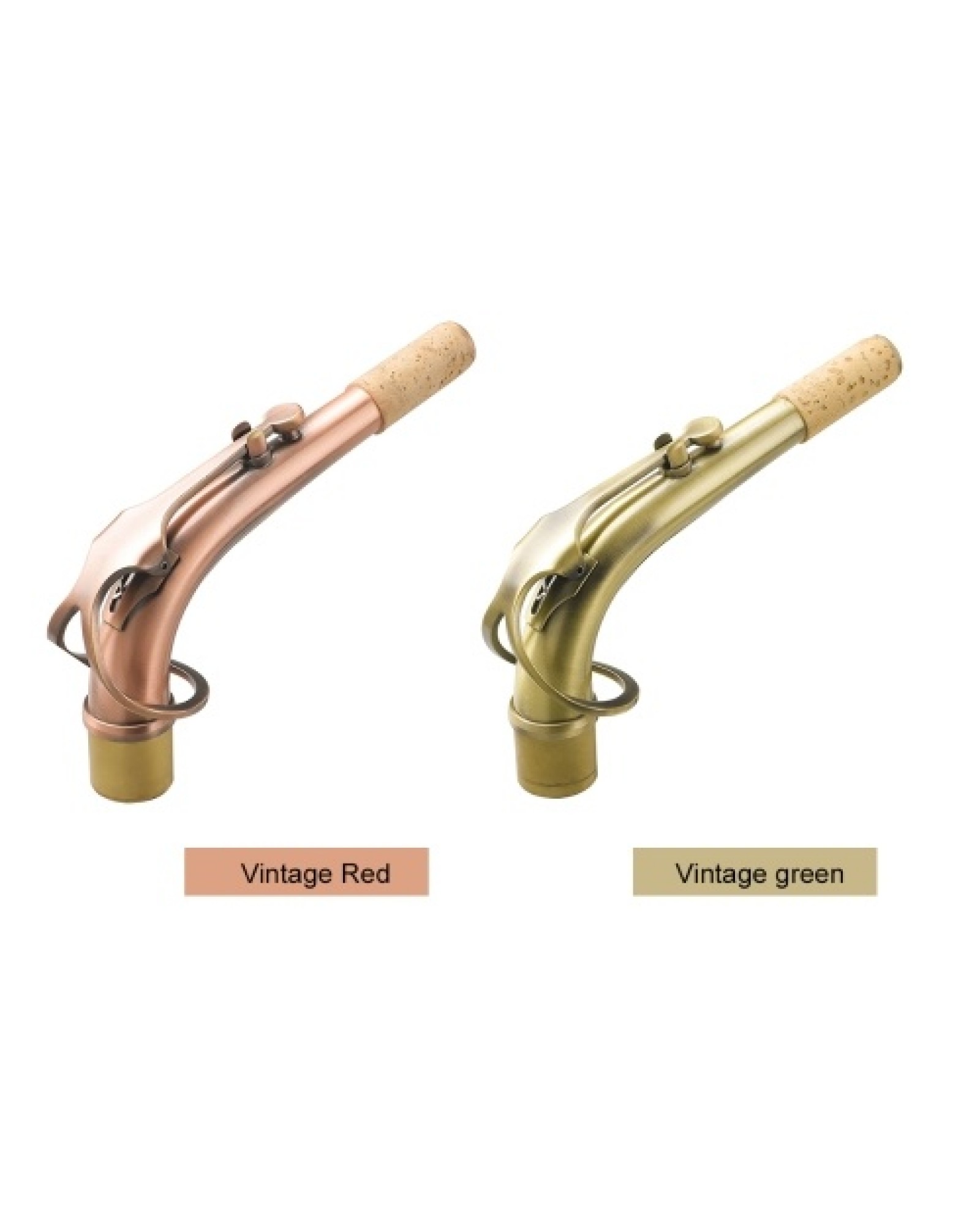 B65 Alto Saxophone Sax Bend Neck Brass E-flat Alto Sax Elbow 24.5mm Nozzle with Professional Leather Pad Heat-Insulating Sax Rep