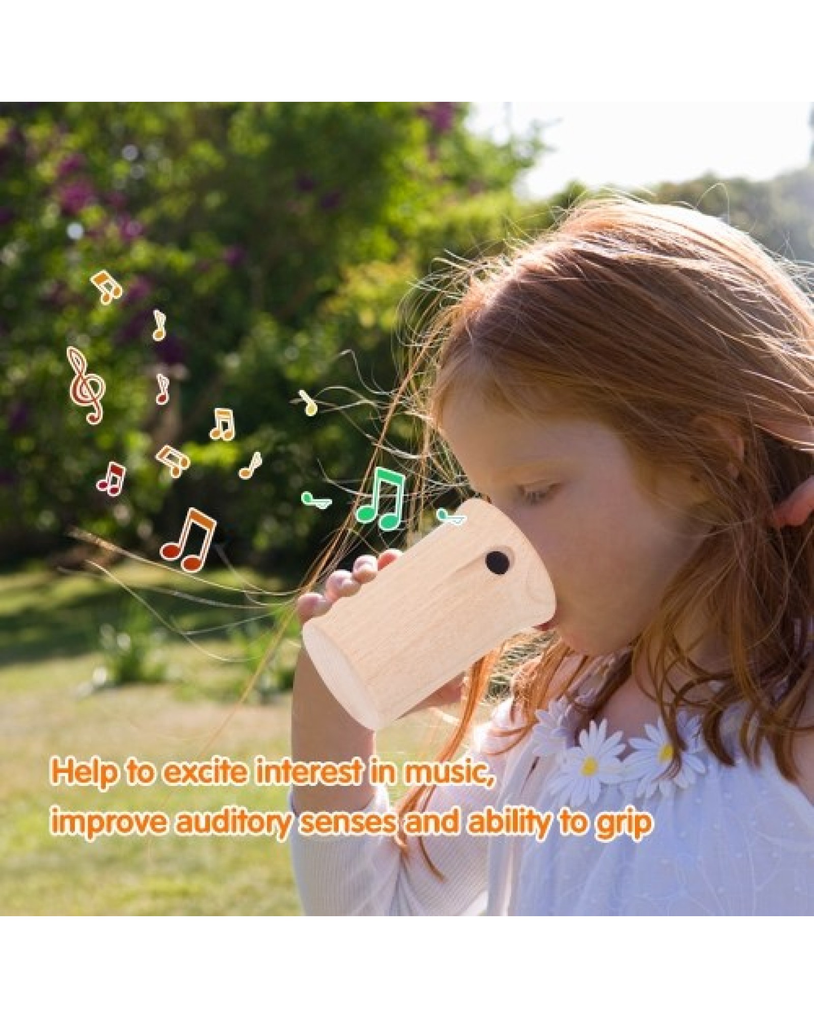 Wooden Bird Call Whistle Wood Bird Whistle Flute Educational Musical Instrument
