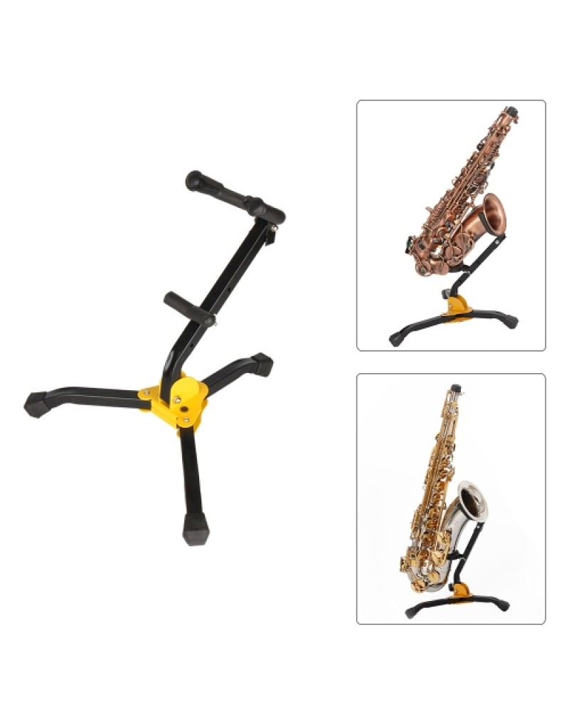 Foldable Tenor Saxophone Alto Sax Metal Floor Stand Tripod Holder