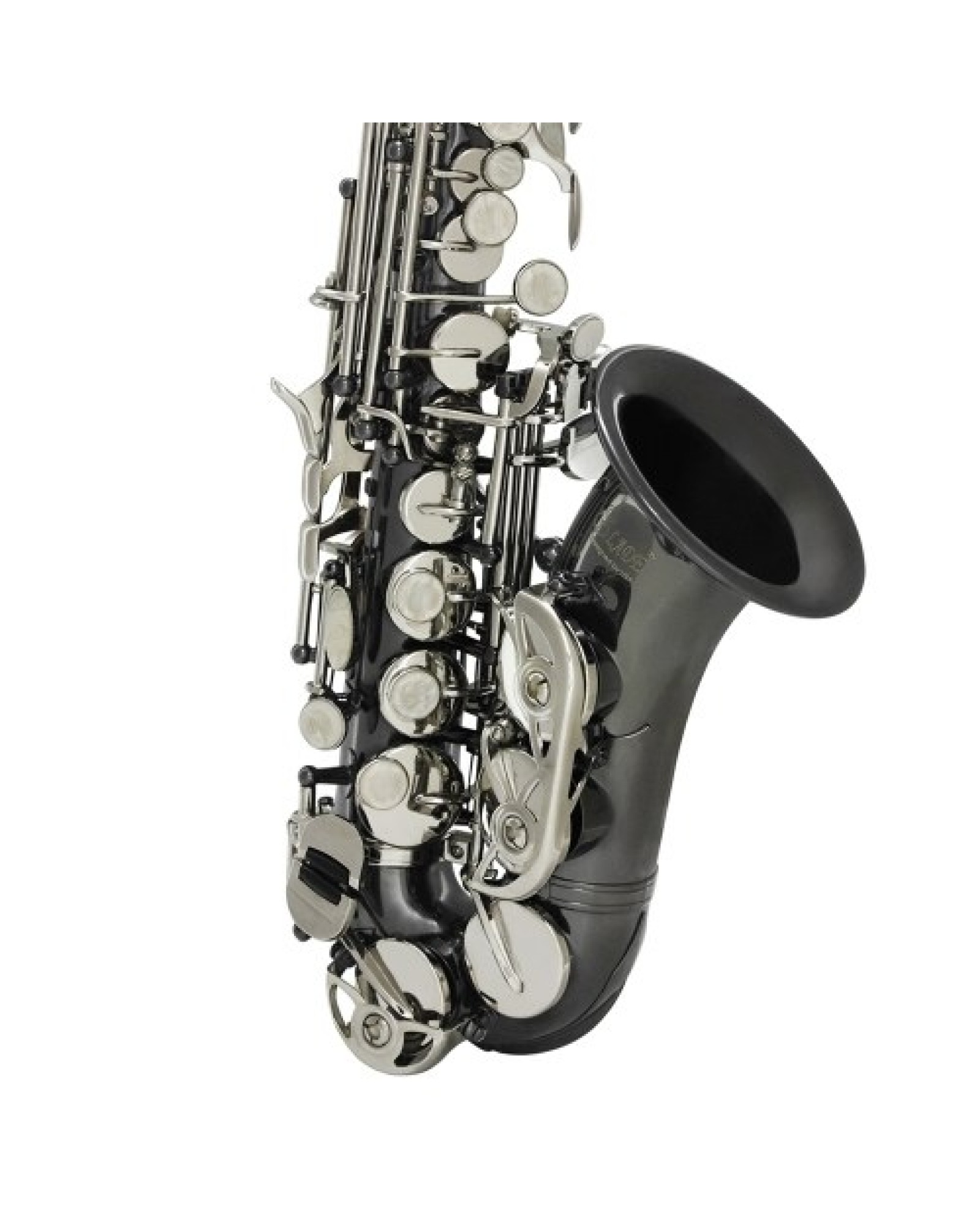 Bb Soprano Saxophone Sax Brass Material Black Nickel Plated Woodwind