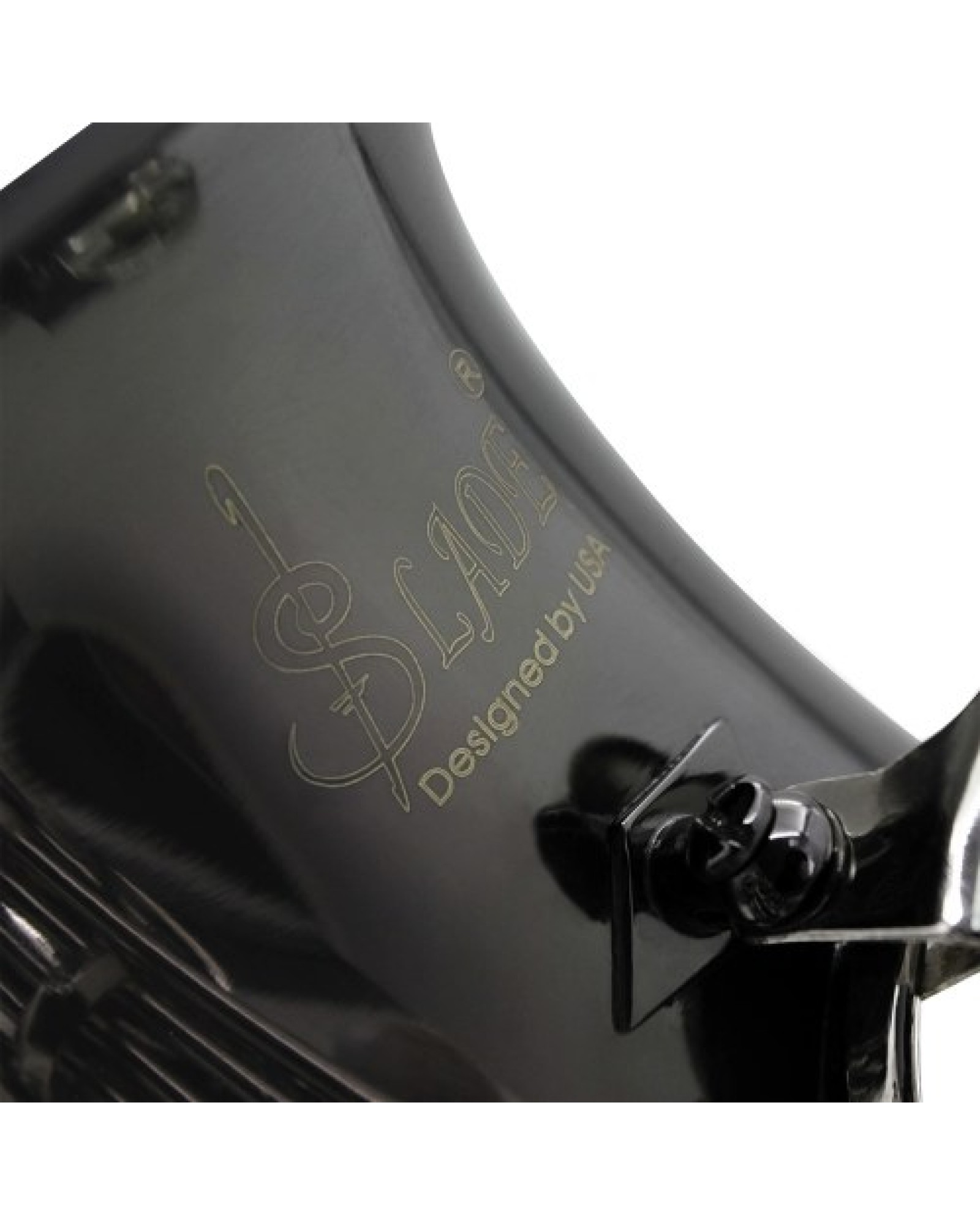 Bb Soprano Saxophone Sax Brass Material Black Nickel Plated Woodwind