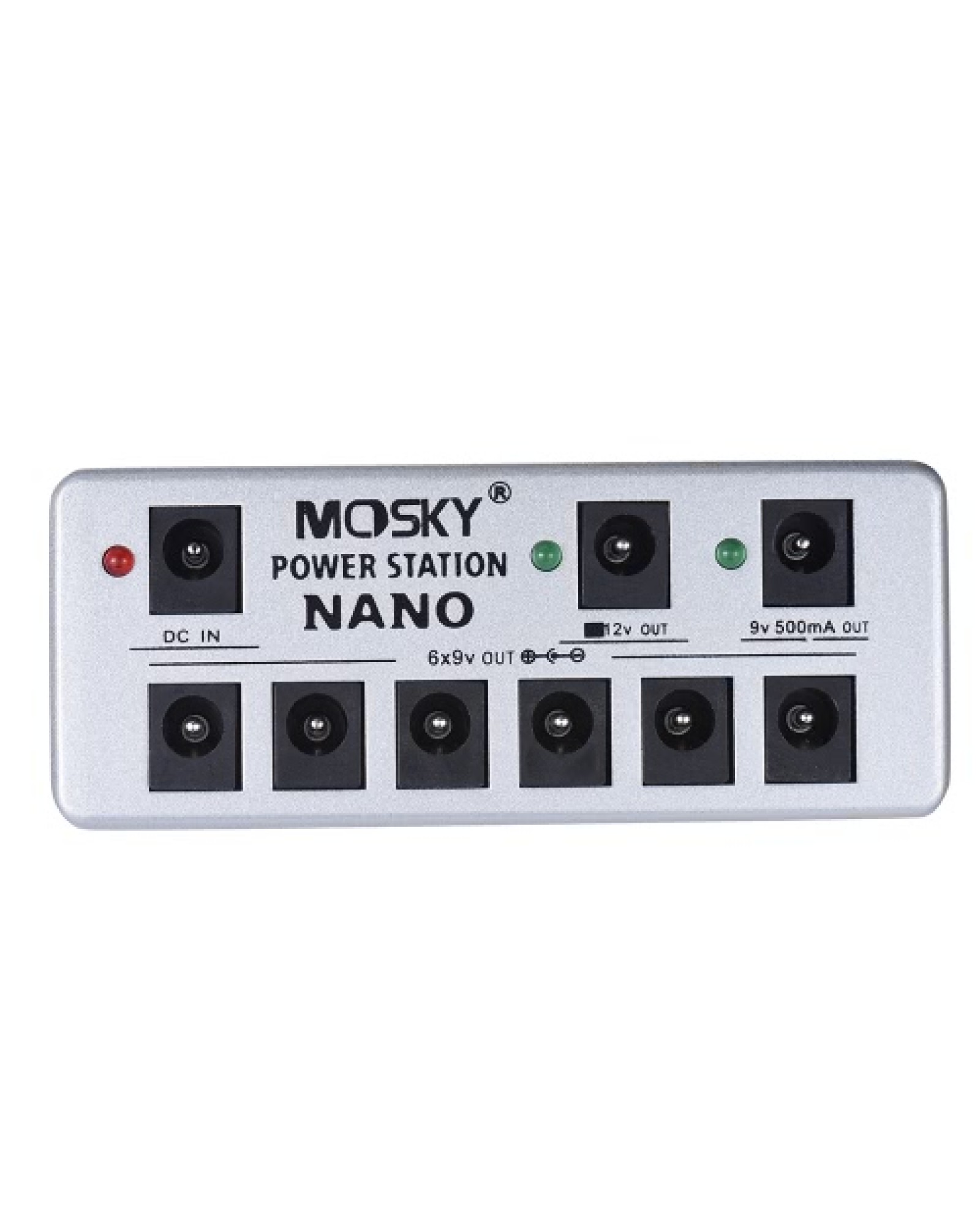 Guitar Effects  Mini Power Supply 8 Isolated DC Outputs 7 * 9V/ 1 * 12V with Cables Power Adapter