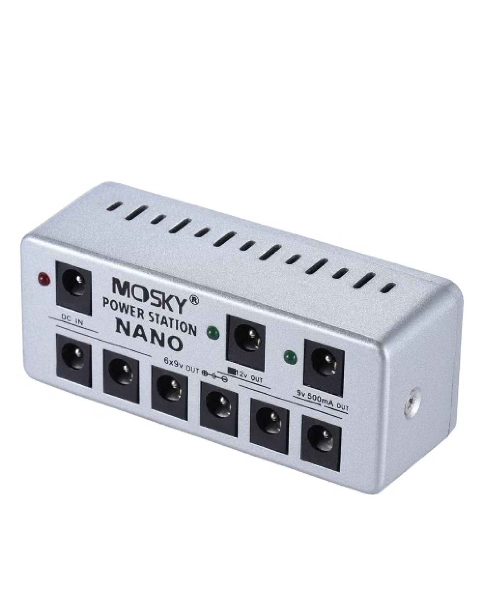 Guitar Effects  Mini Power Supply 8 Isolated DC Outputs 7 * 9V/ 1 * 12V with Cables Power Adapter