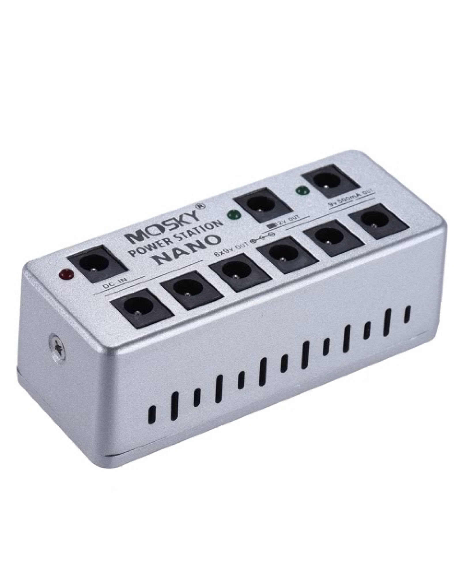 Guitar Effects  Mini Power Supply 8 Isolated DC Outputs 7 * 9V/ 1 * 12V with Cables Power Adapter
