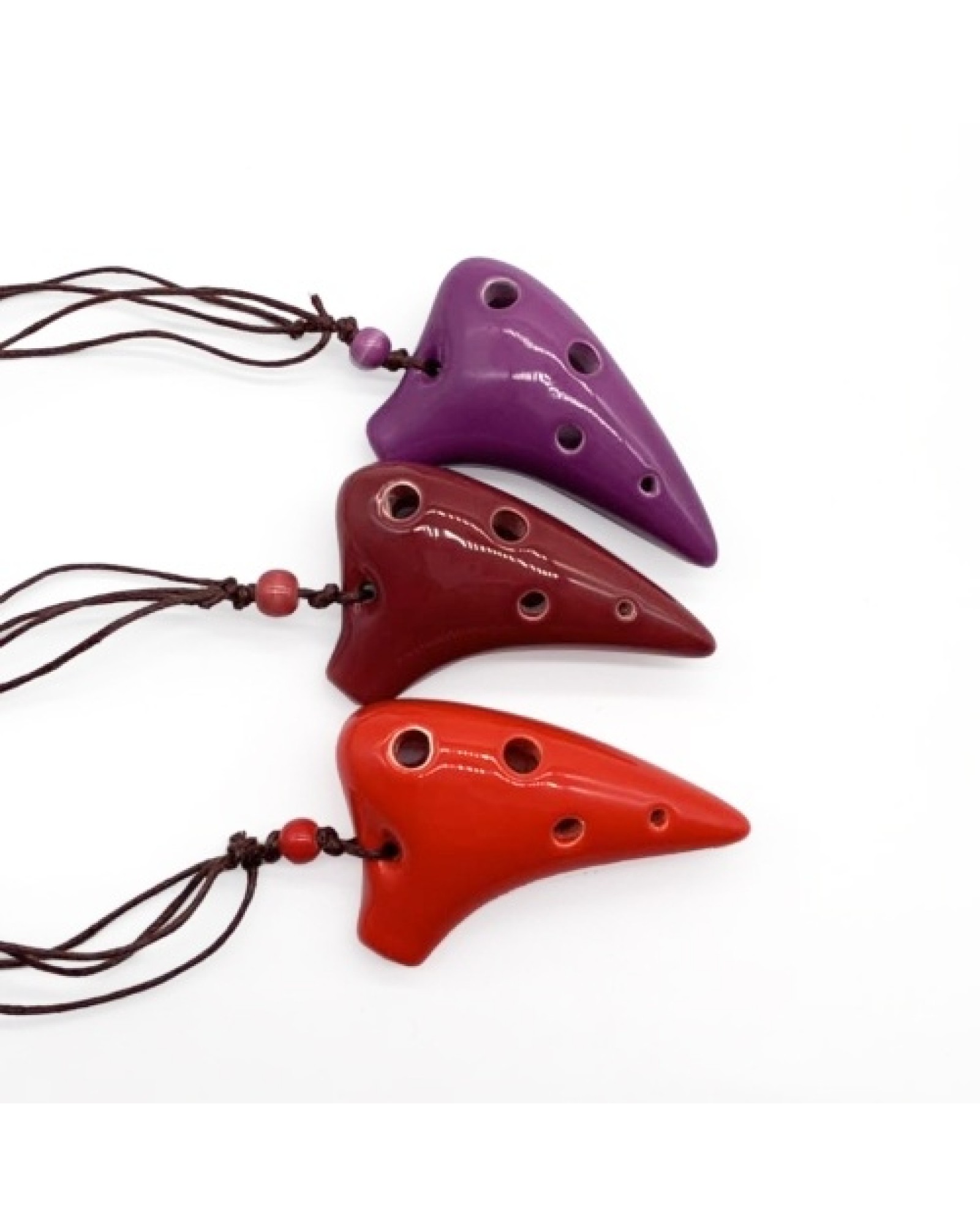 6 Holes Ceramic Ocarina Alto C Submarine Style Musical Instrument with Lanyard Music Score For Music Lover and Beginner
