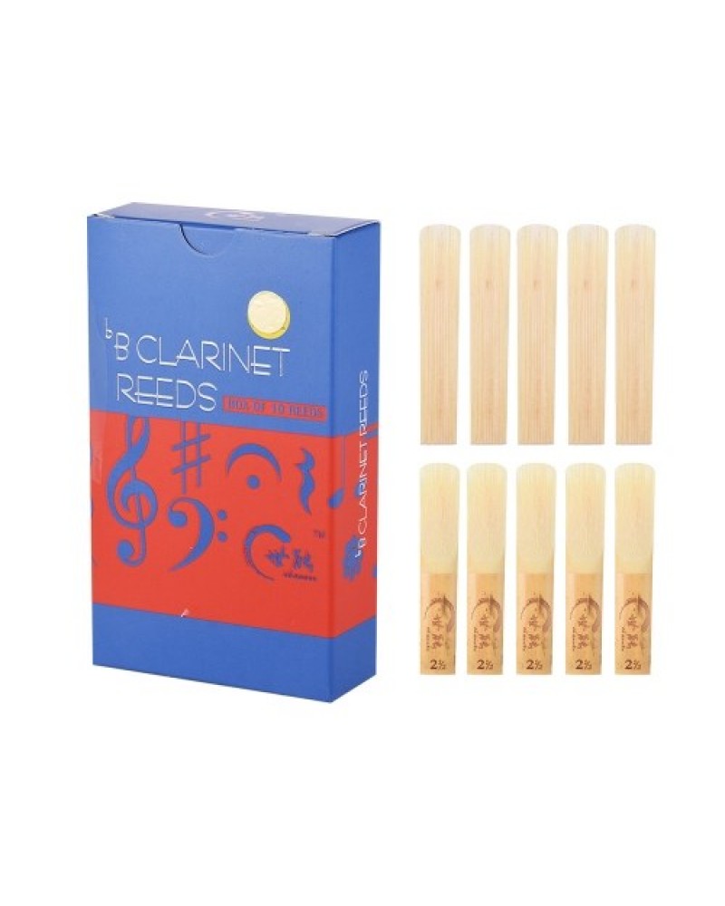 Professional Level Bb Clarinet Reeds Strength 2.0 for Clarinet Players, 10pcs/ Box