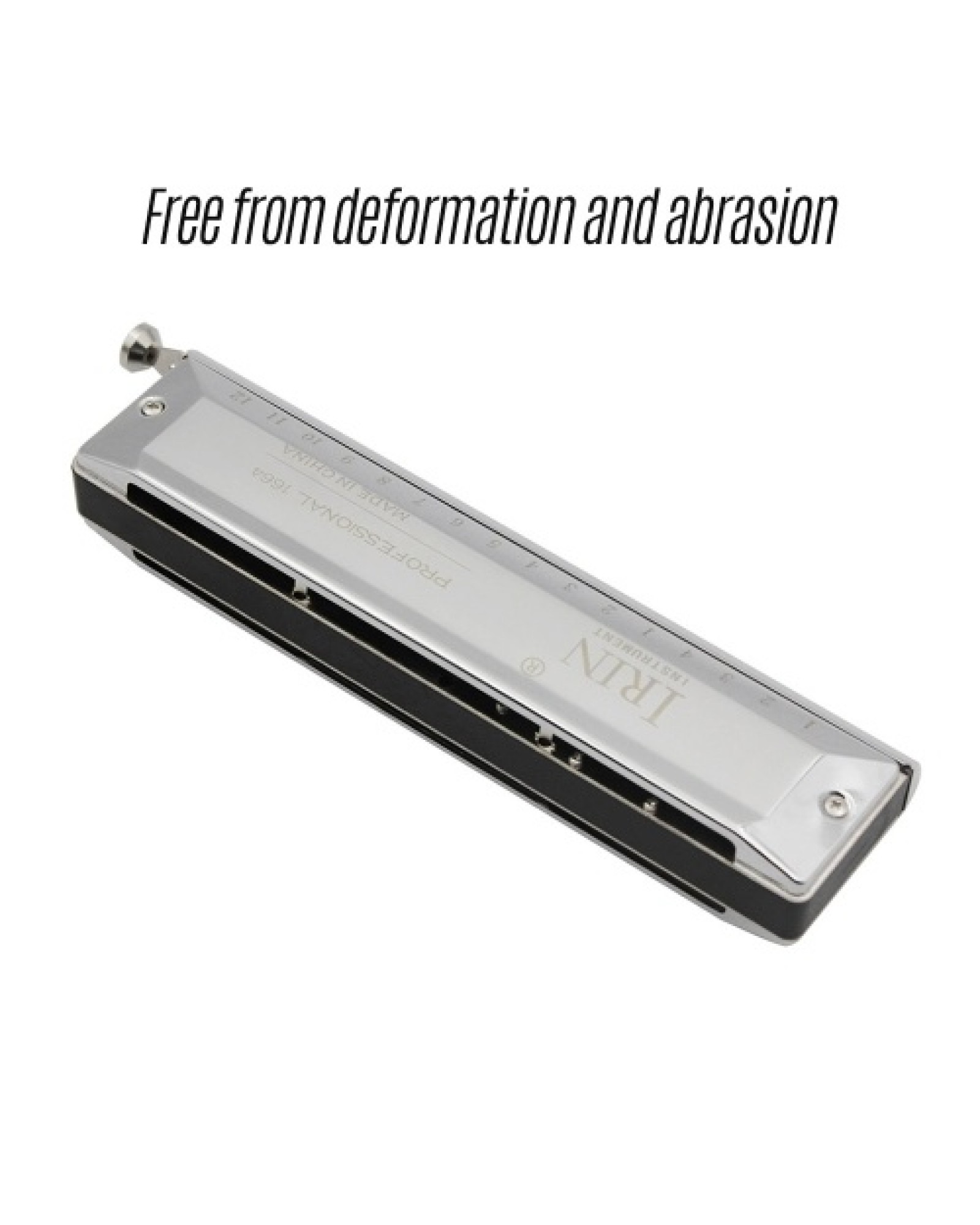 16 Hole 64 Tones Chromatic Harmonica Mouth Organ Key of C Reed Wind Instrument
