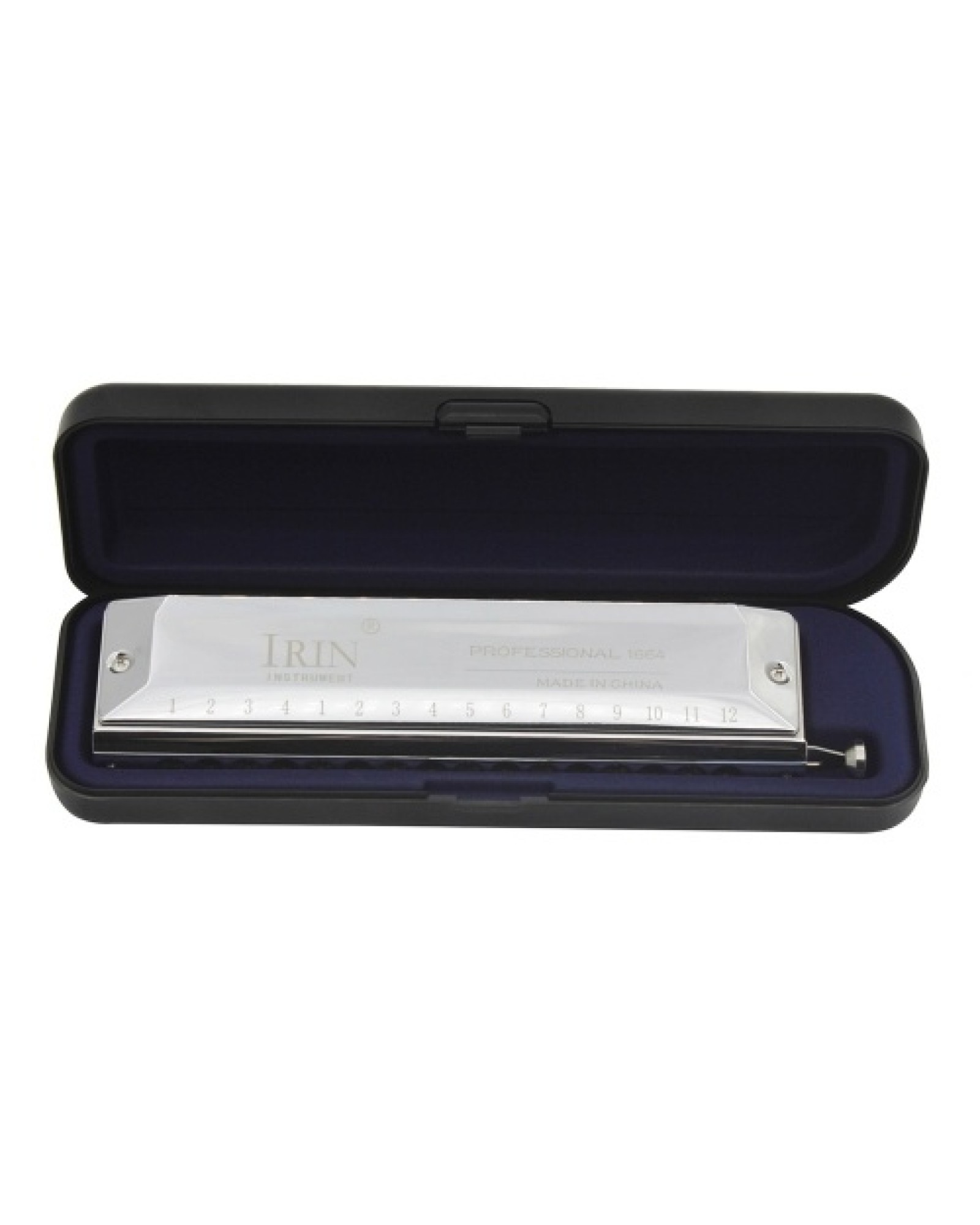 16 Hole 64 Tones Chromatic Harmonica Mouth Organ Key of C Reed Wind Instrument