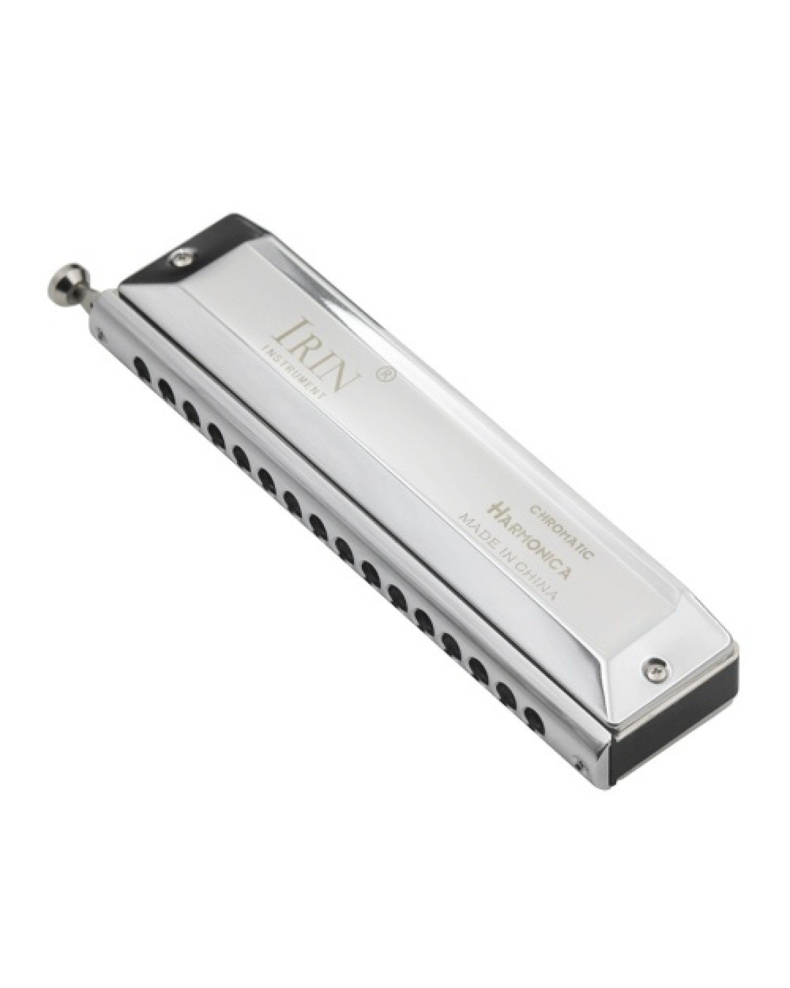 16 Hole 64 Tones Chromatic Harmonica Mouth Organ Key of C Reed Wind Instrument