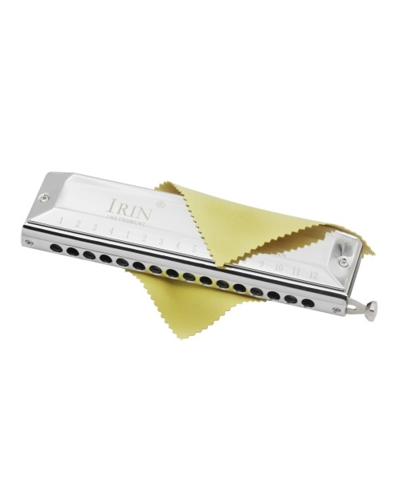16 Hole 64 Tones Chromatic Harmonica Mouth Organ Key of C Reed Wind Instrument