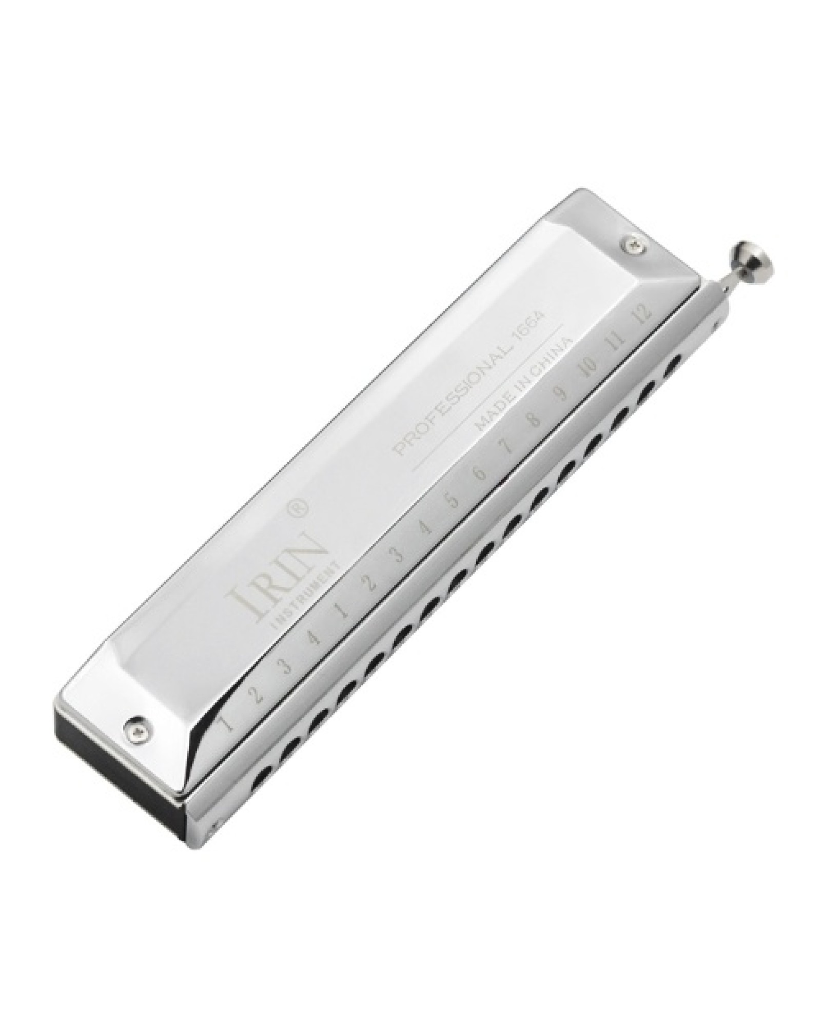 16 Hole 64 Tones Chromatic Harmonica Mouth Organ Key of C Reed Wind Instrument