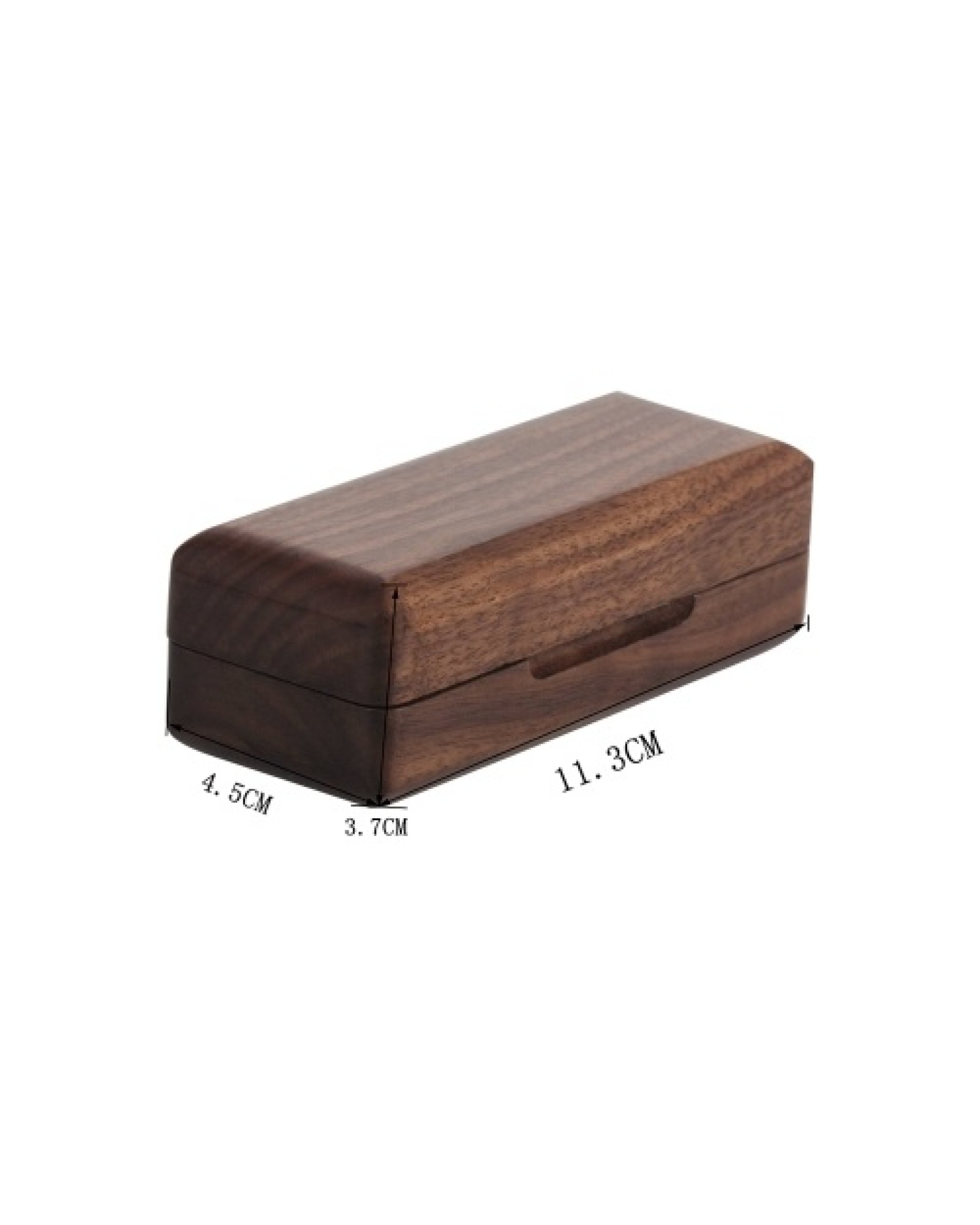 Wooden Saxophone Sax Mouthpiece Holder Case Box Solid Wood