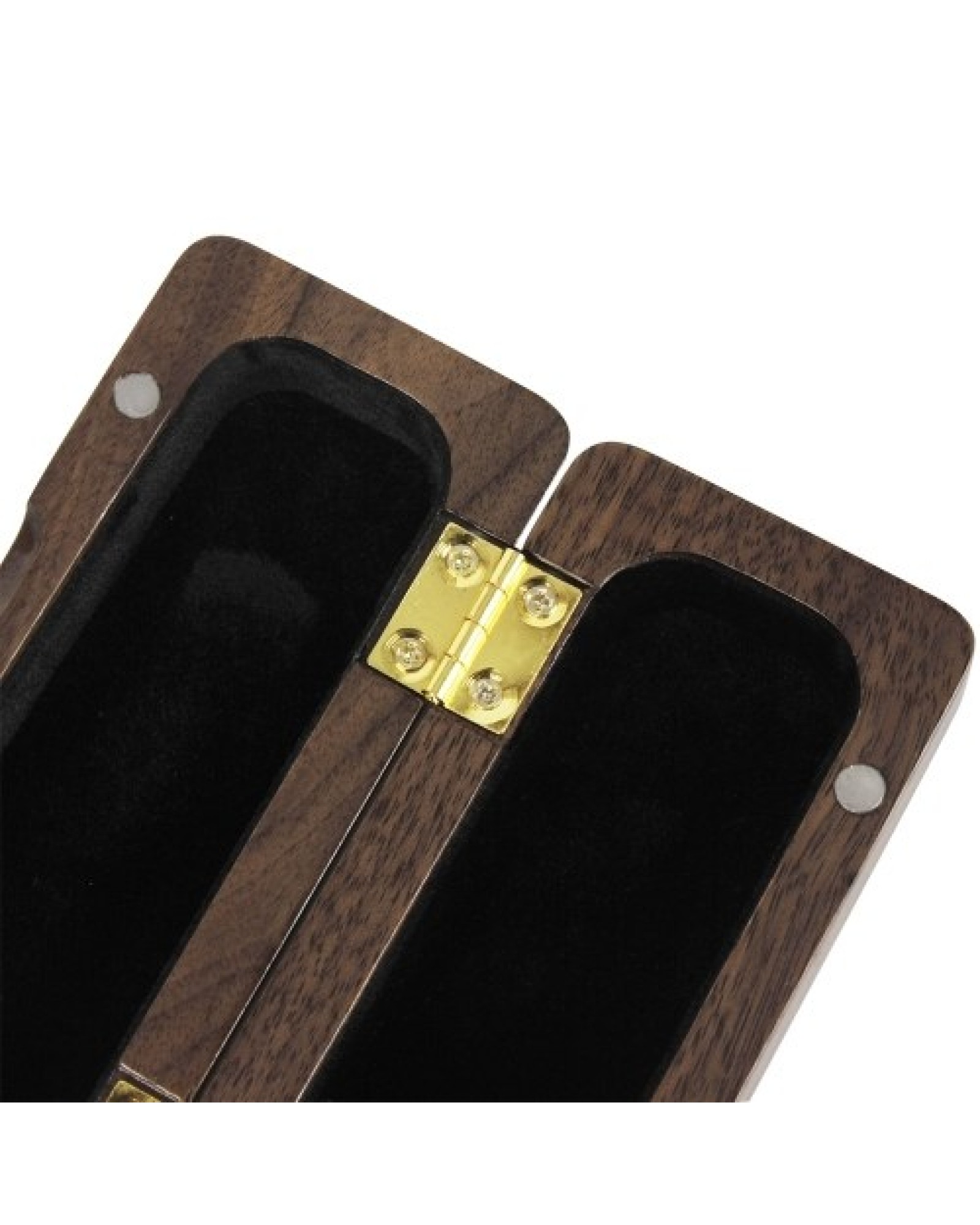 Wooden Saxophone Sax Mouthpiece Holder Case Box Solid Wood