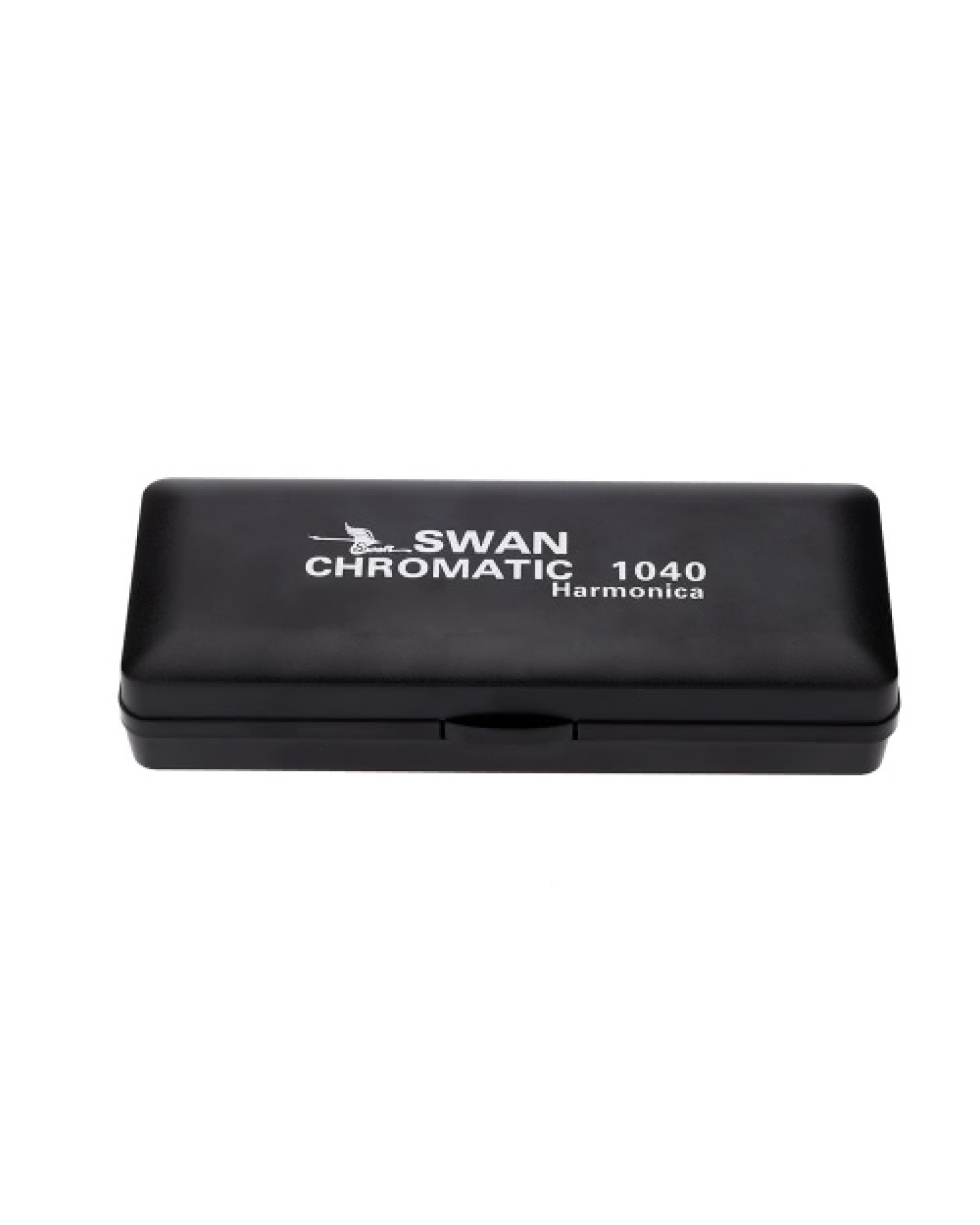 Swan Chromatic Harmonica 10 Holes 40 Tones Key of C Silver with Exquisite Box