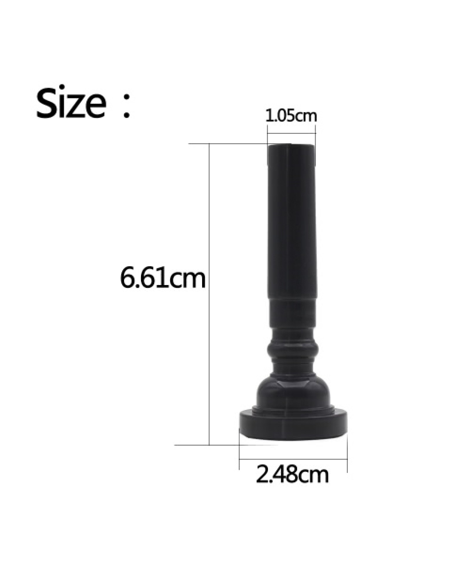 Trumpet Mouthpiece for Student Cavalry Trumpet ABS White