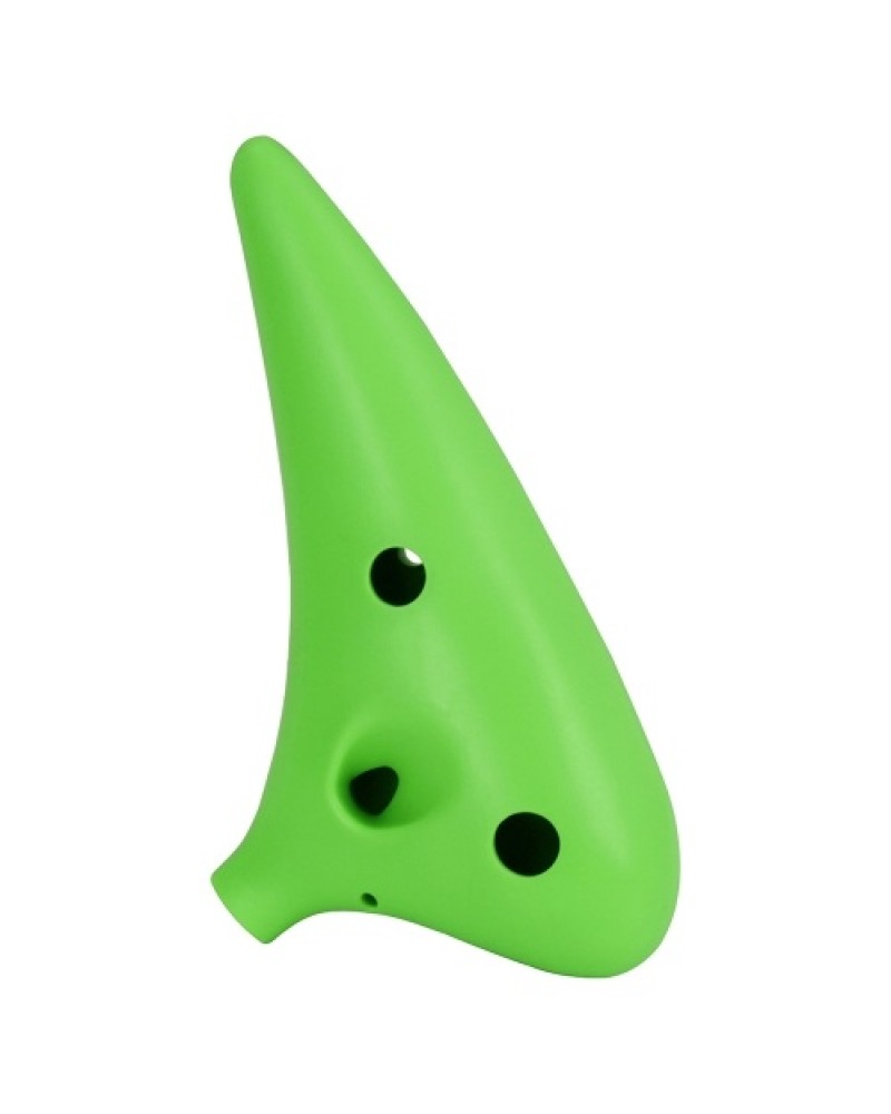 12 Hole Alto C Ocarina Vessel Flute ABS Material Sweet Potato Shape with 2 Protective Bags Musical Gift for Beginners