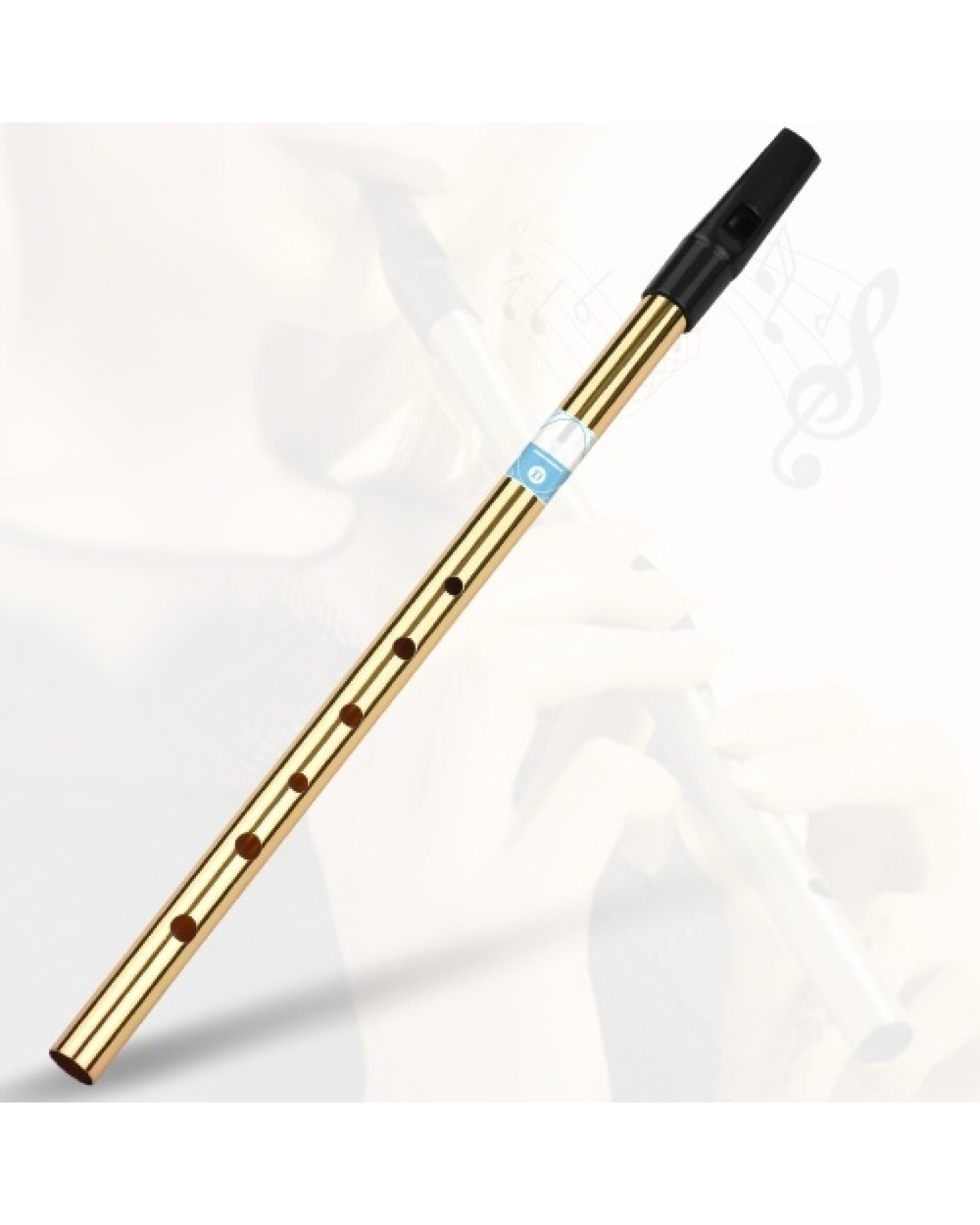 Irish Whistle Flute Key of D 6 Holes Flute Wind Musical Instruments for Beginners Intermediates Experts