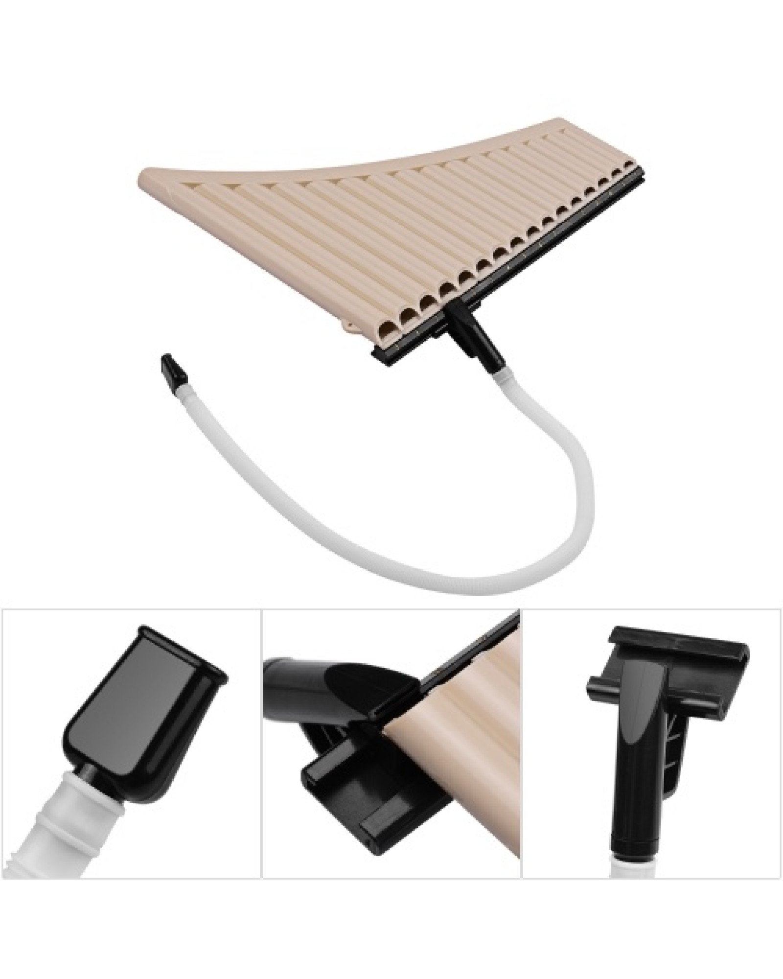16 Pipe Pan Flute Panpipes C Key Pan Pipes