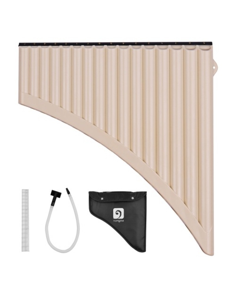 16 Pipe Pan Flute Panpipes C Key Pan Pipes